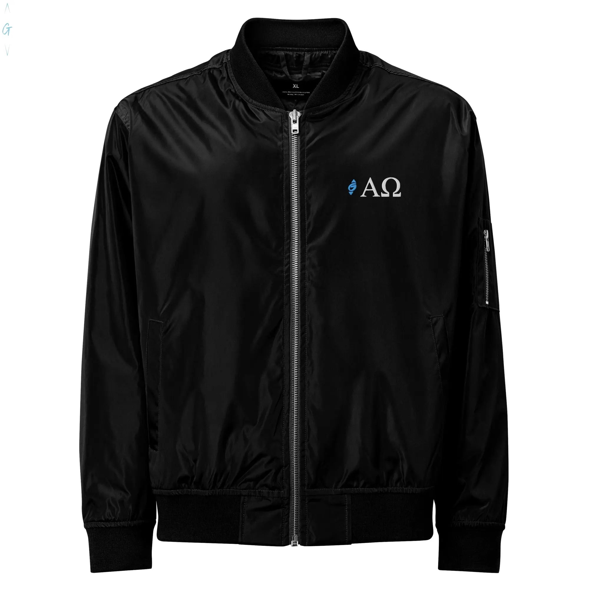 Alpha & Omega Premium Recycled Bomber Jacket God's Corner Store