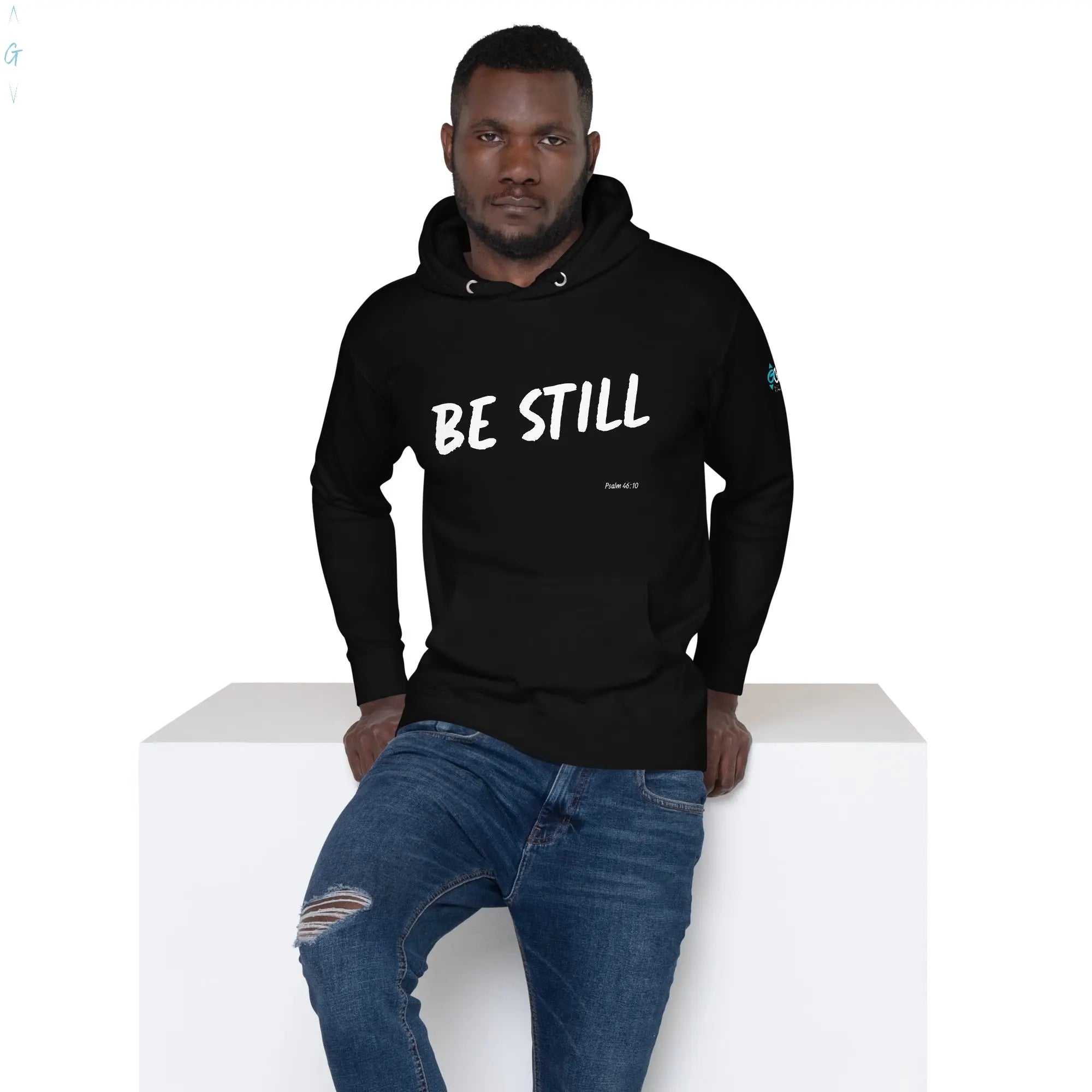 BE STILL Premium Hoodie God's Corner Store
