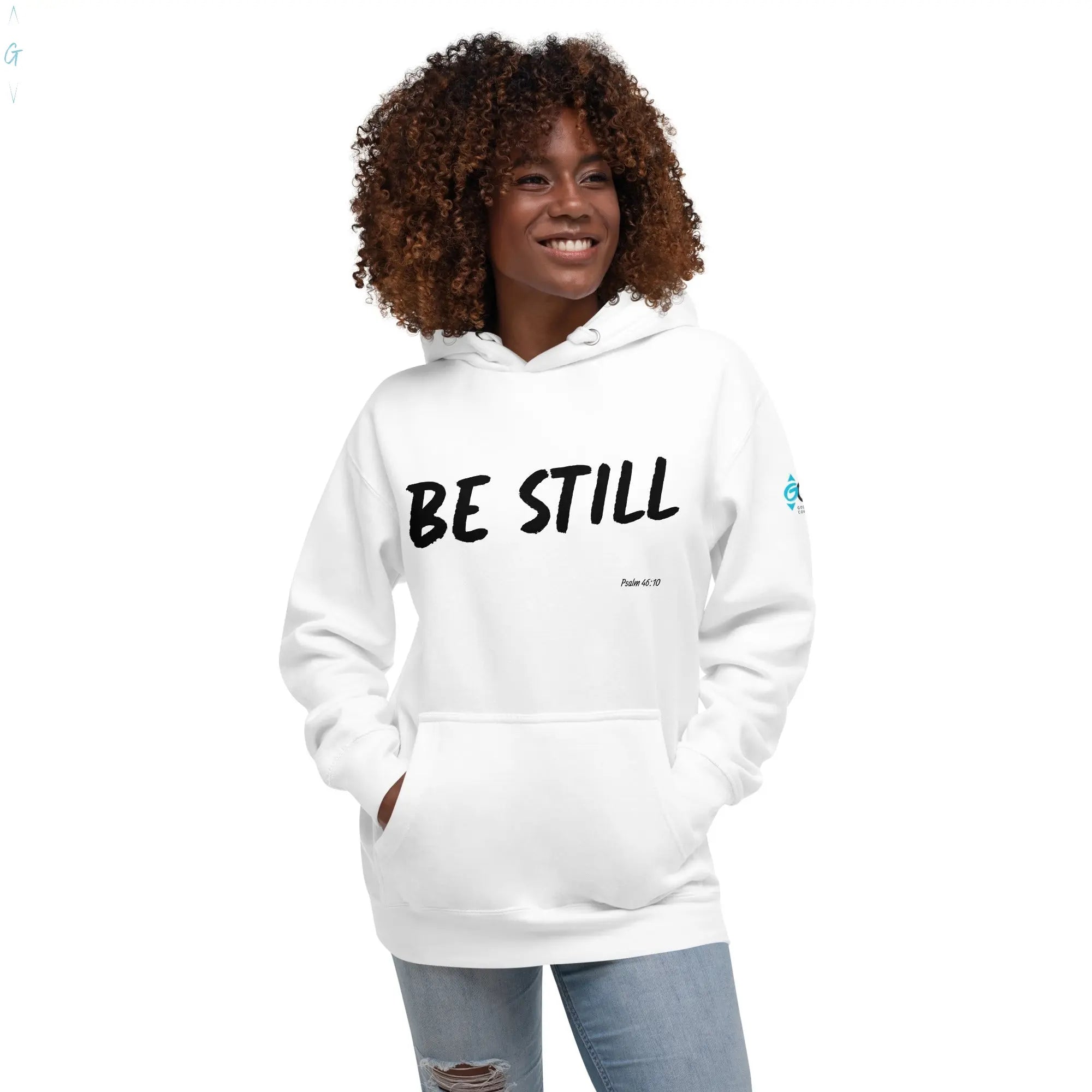 BE STILL Premium Hoodie God's Corner Store