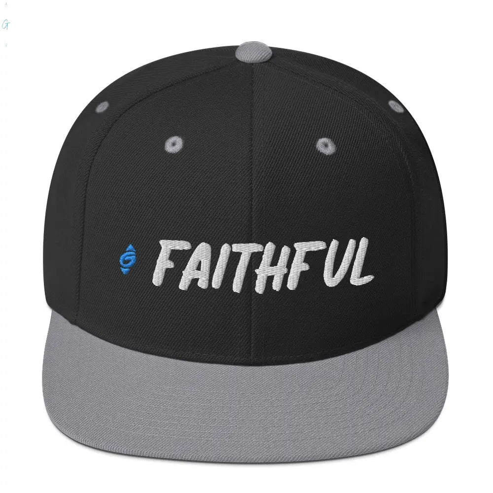 FAITHFUL Flat Snapback Cap God's Corner Store