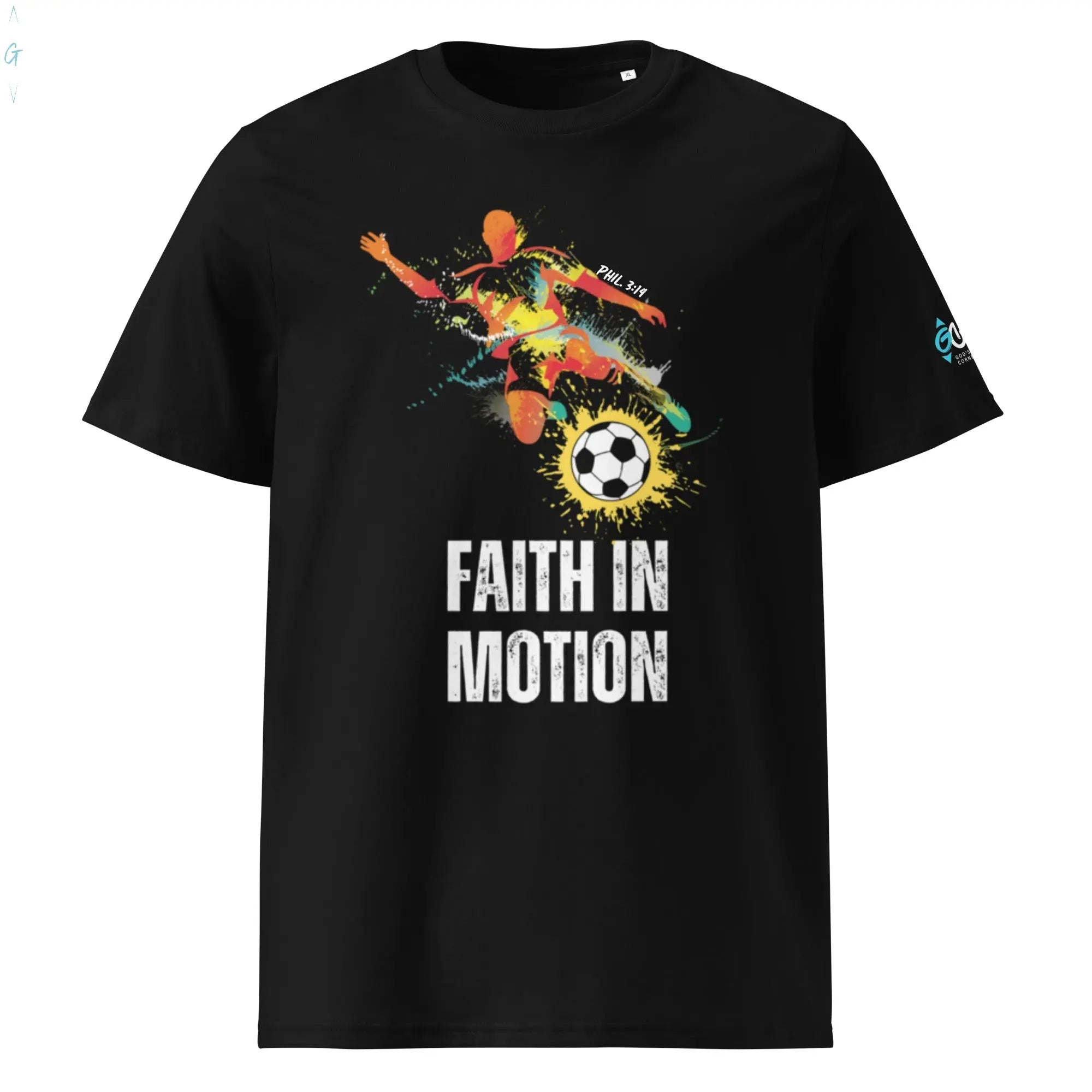 Faith in Motion Organic Tee God's Corner Store