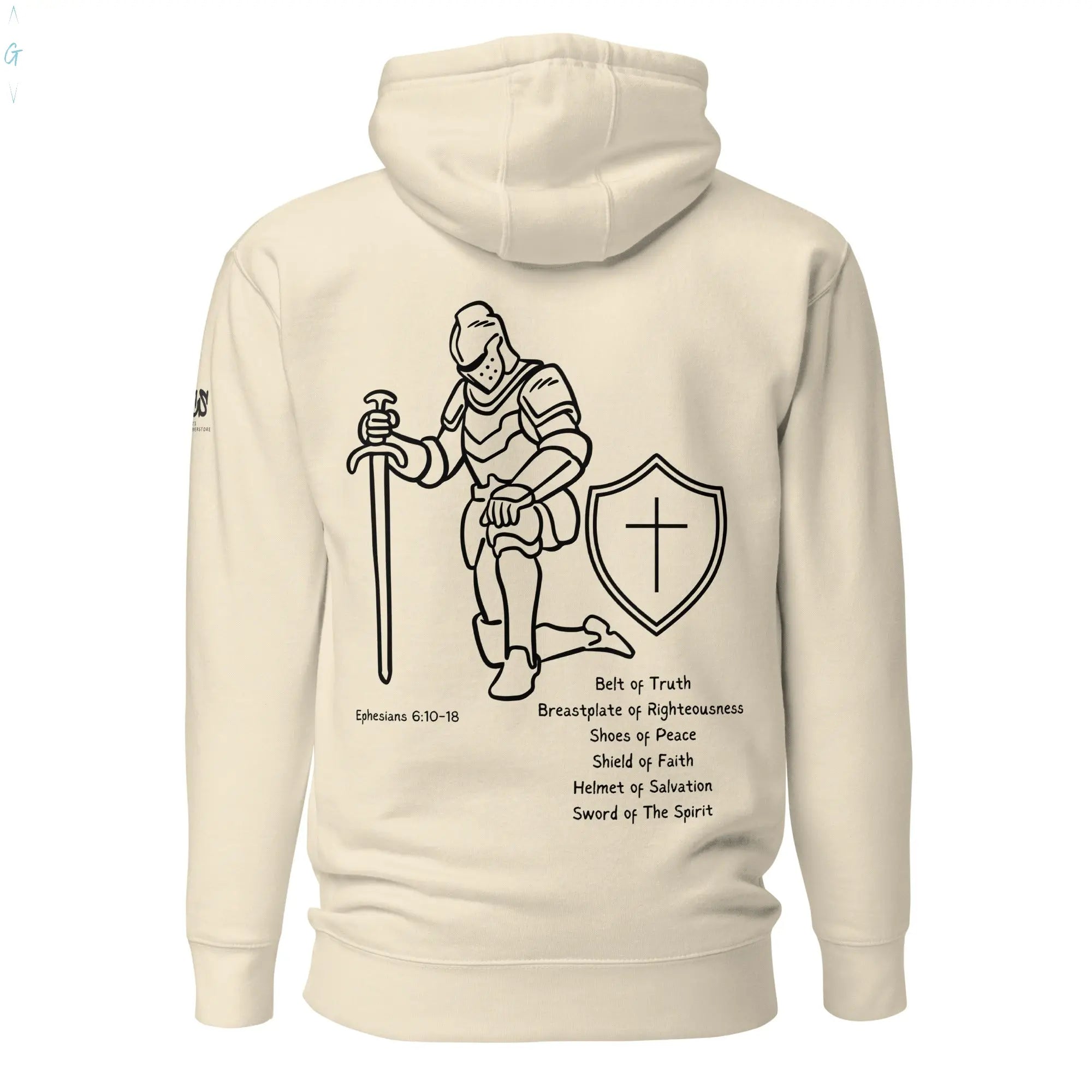 Full Armor of God Premium Hoodie God's Corner Store