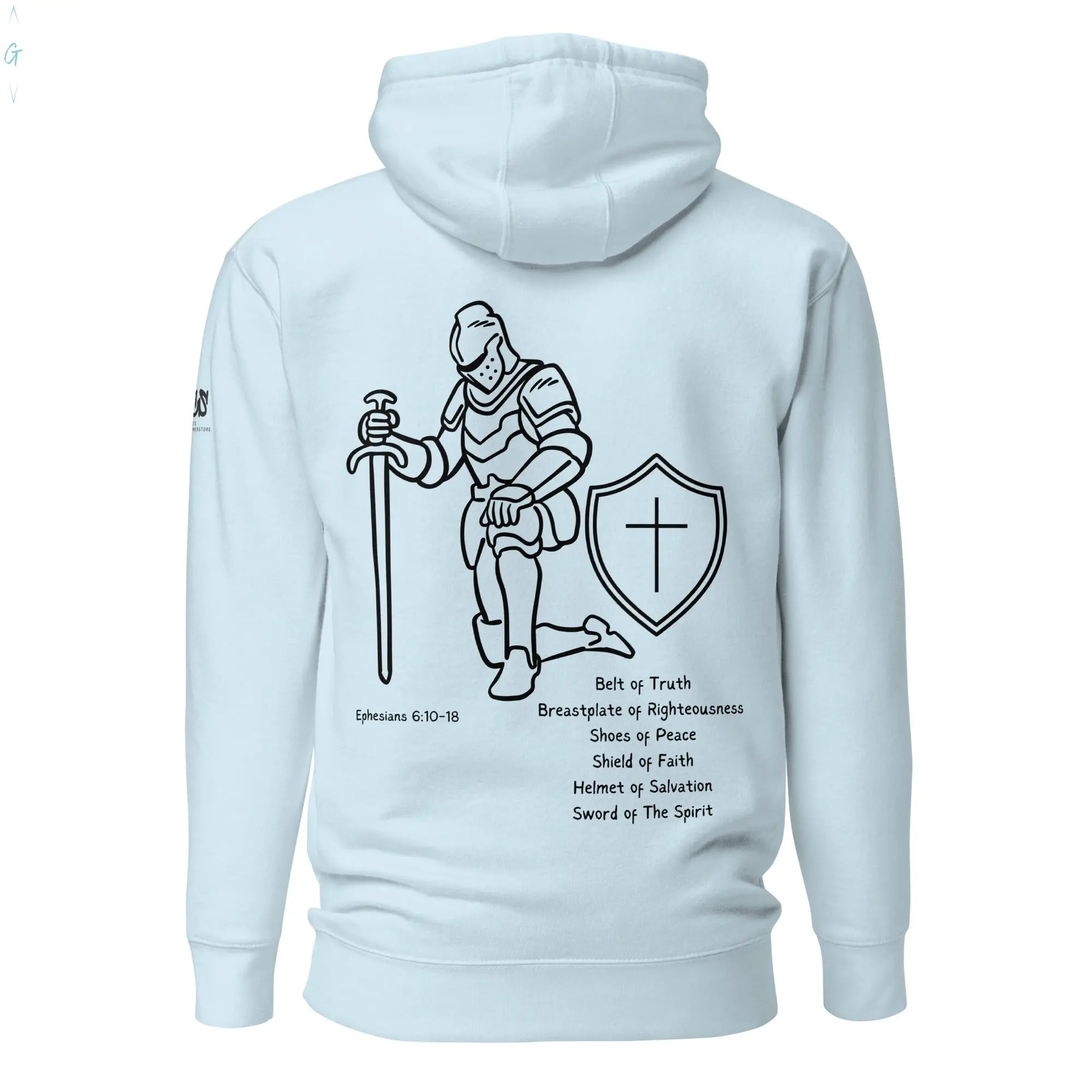 Full Armor of God Premium Hoodie God's Corner Store