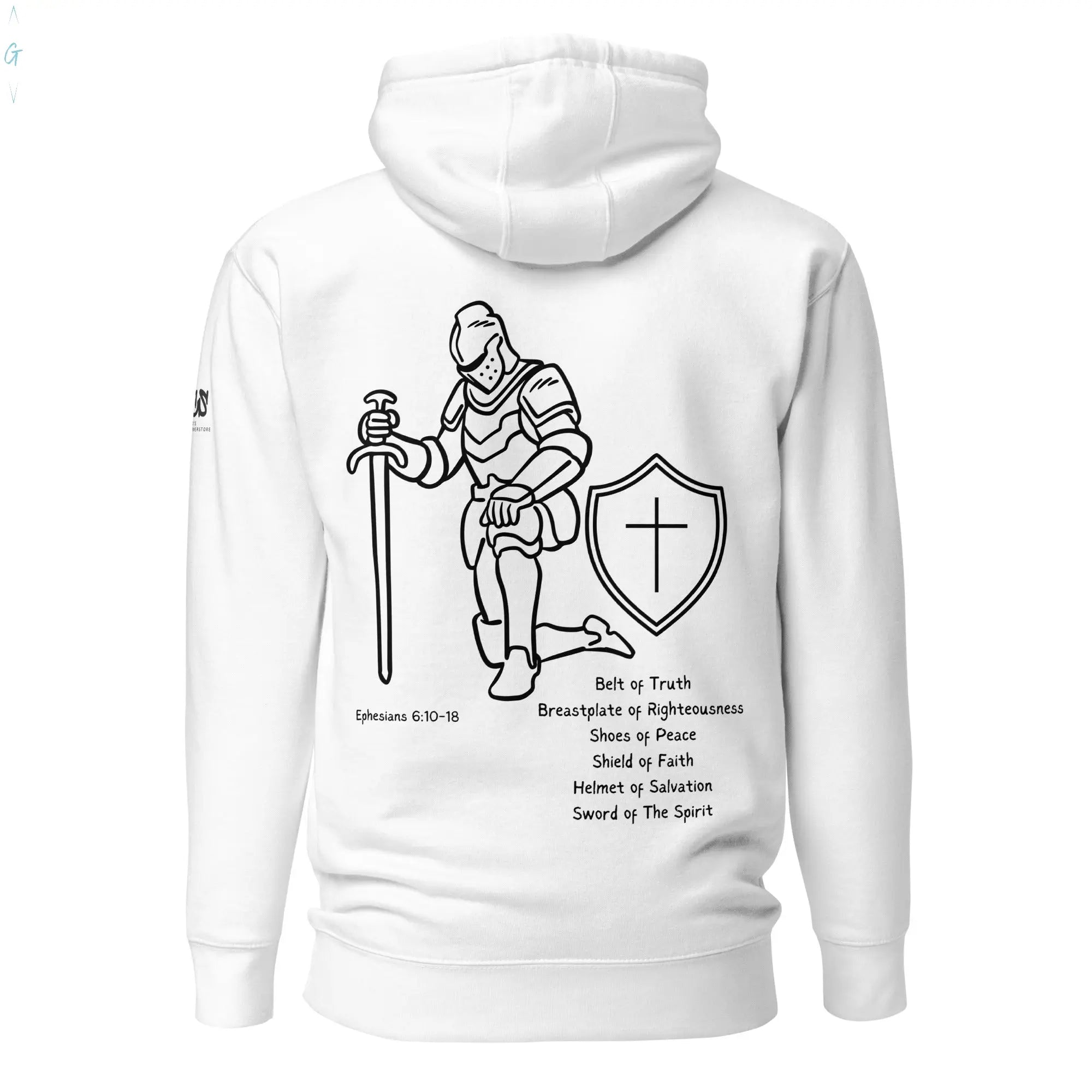 Full Armor of God Premium Hoodie God's Corner Store