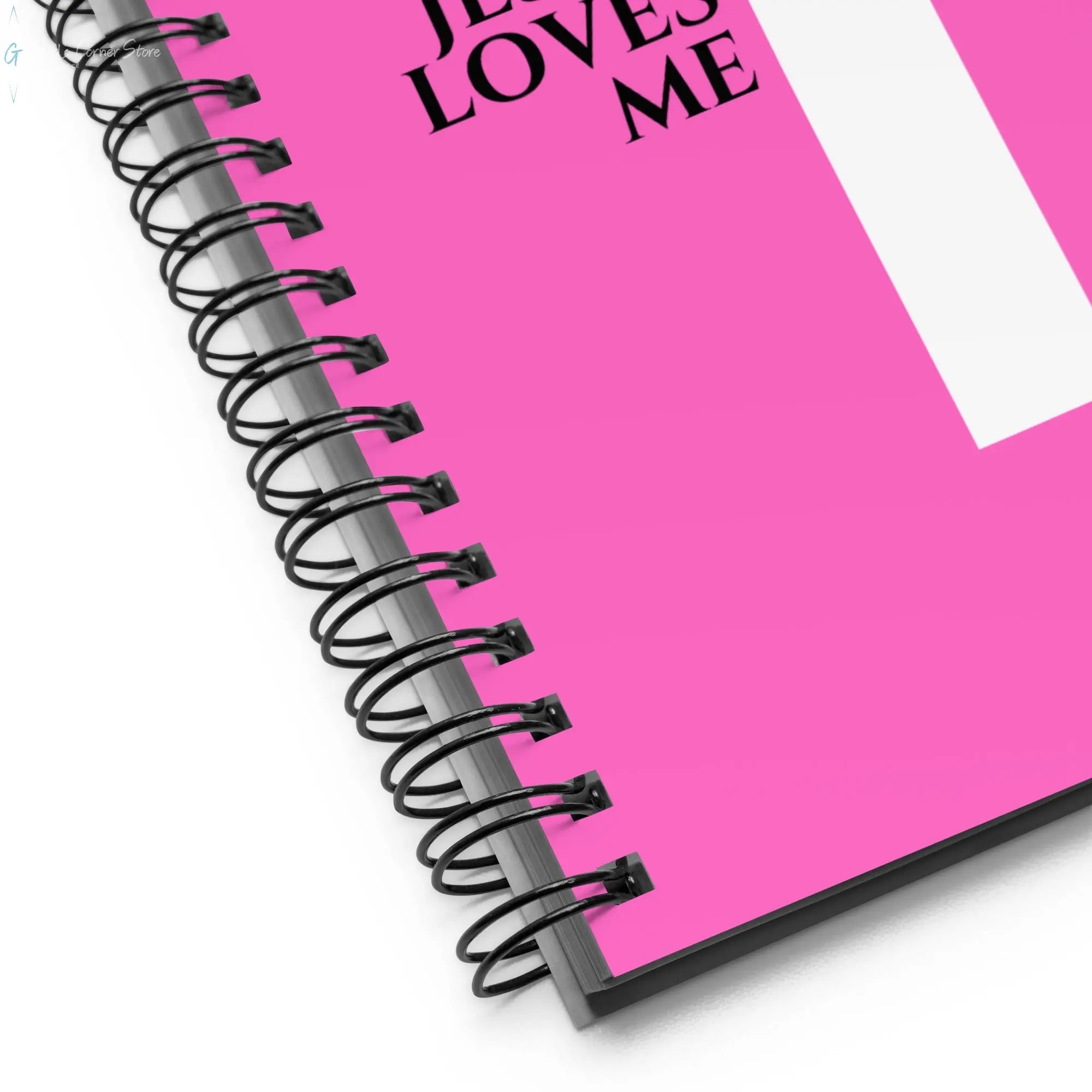 JESUS LOVES ME Spiral notebook God's Corner Store