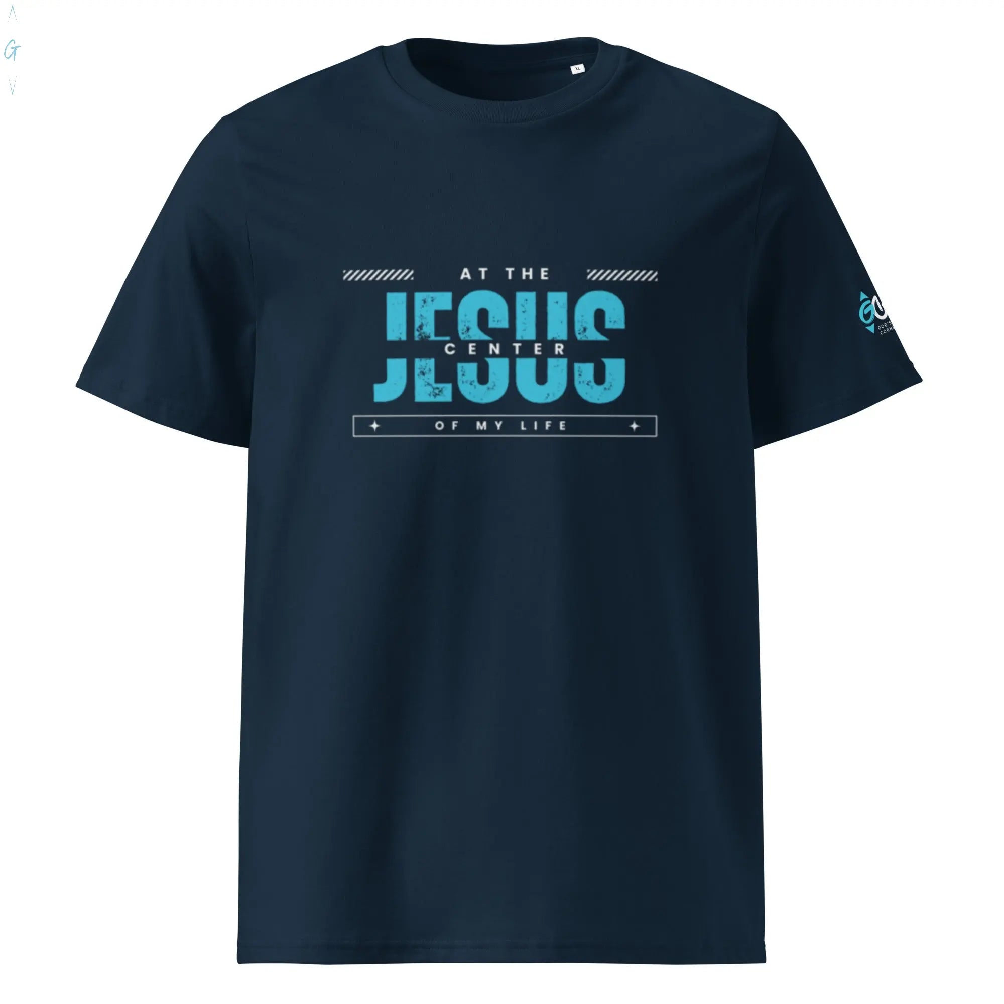 Jesus at the Center Organic Tee God's Corner Store