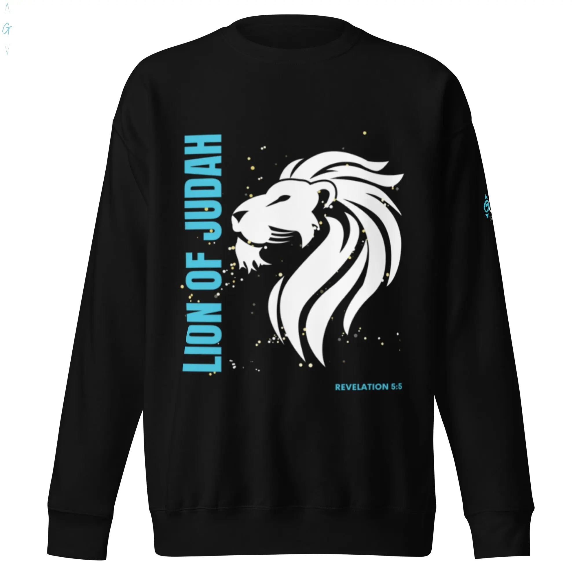 Lion of Judah Premium Sweatshirt God's Corner Store