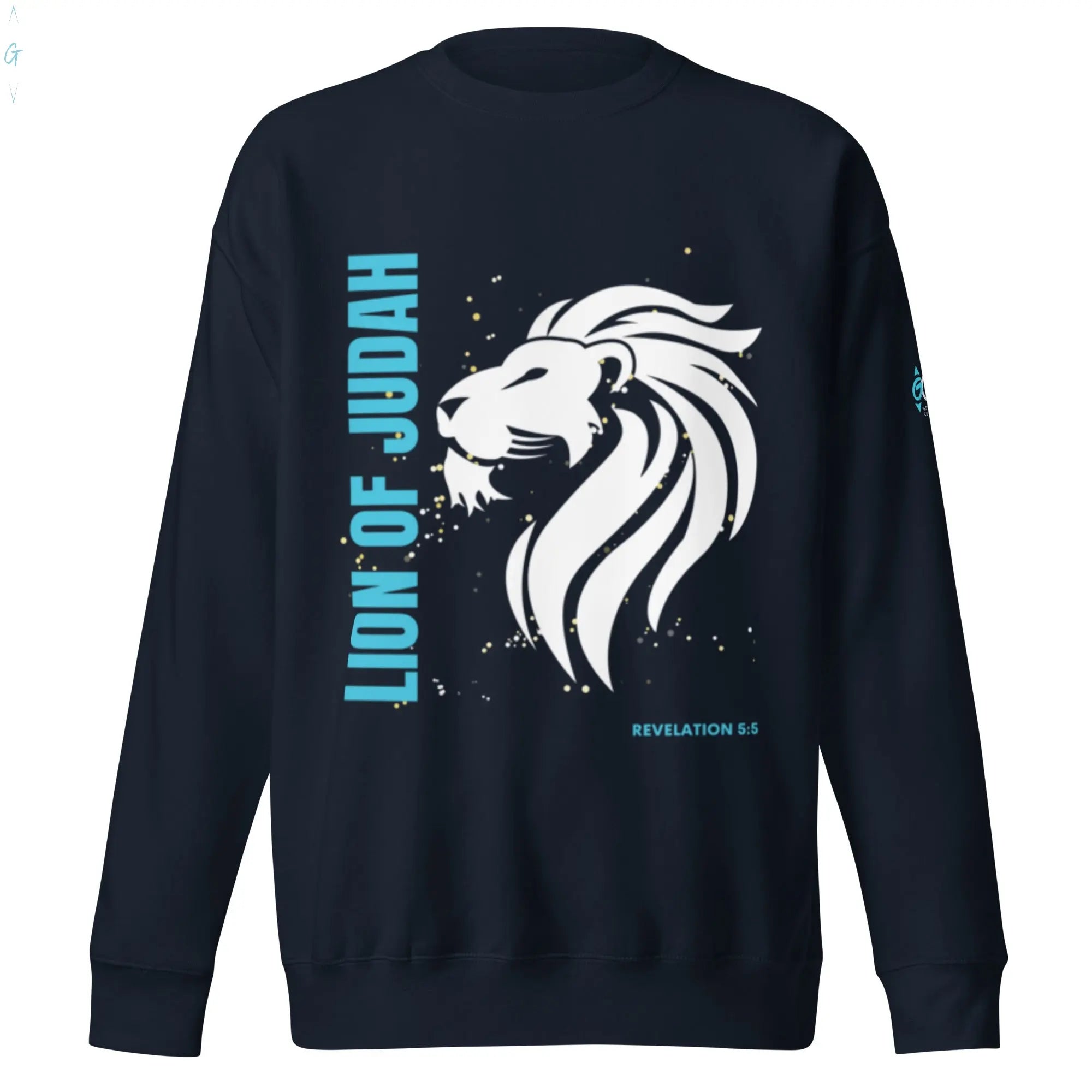 Lion of Judah Premium Sweatshirt God's Corner Store