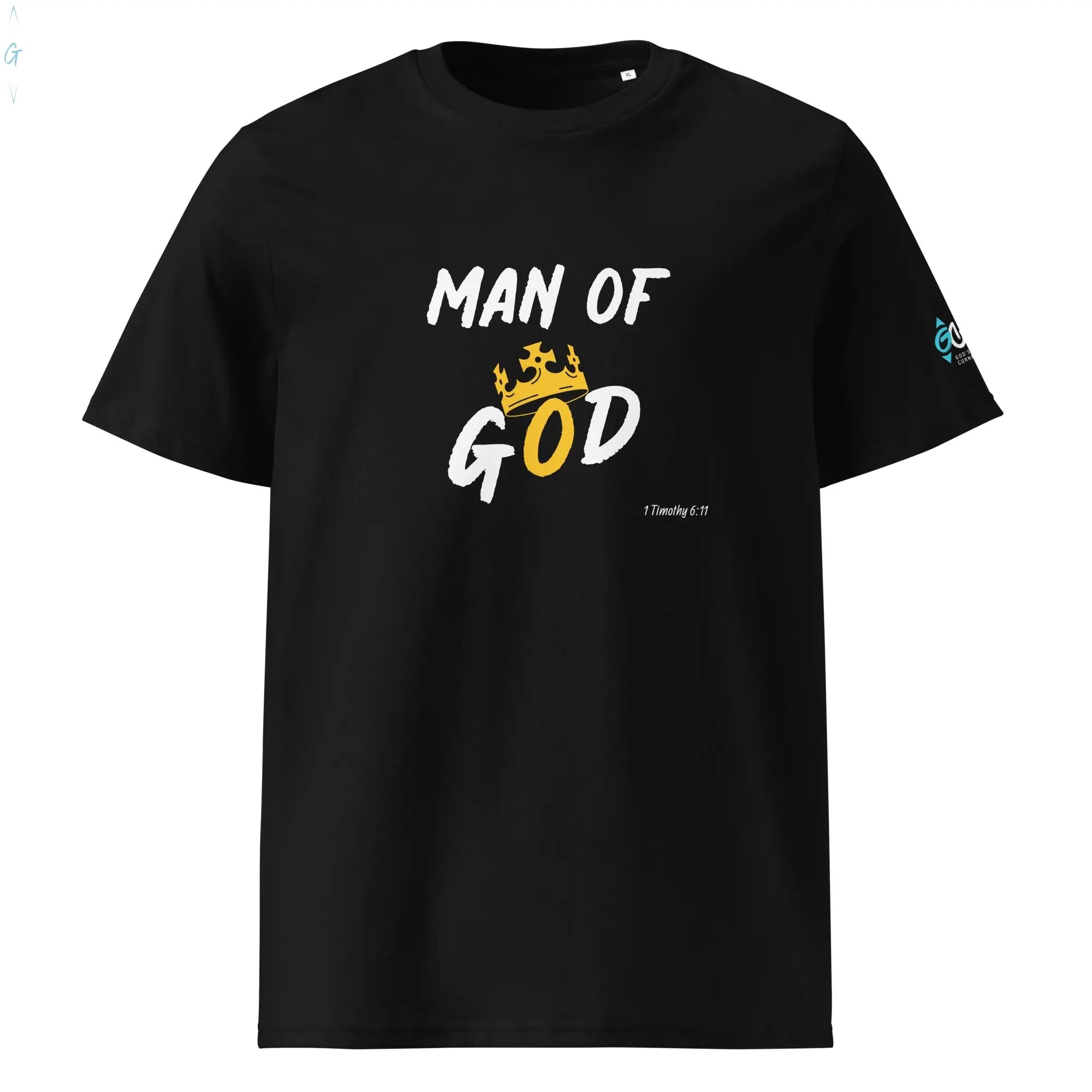 Man of God Organic Tee God's Corner Store