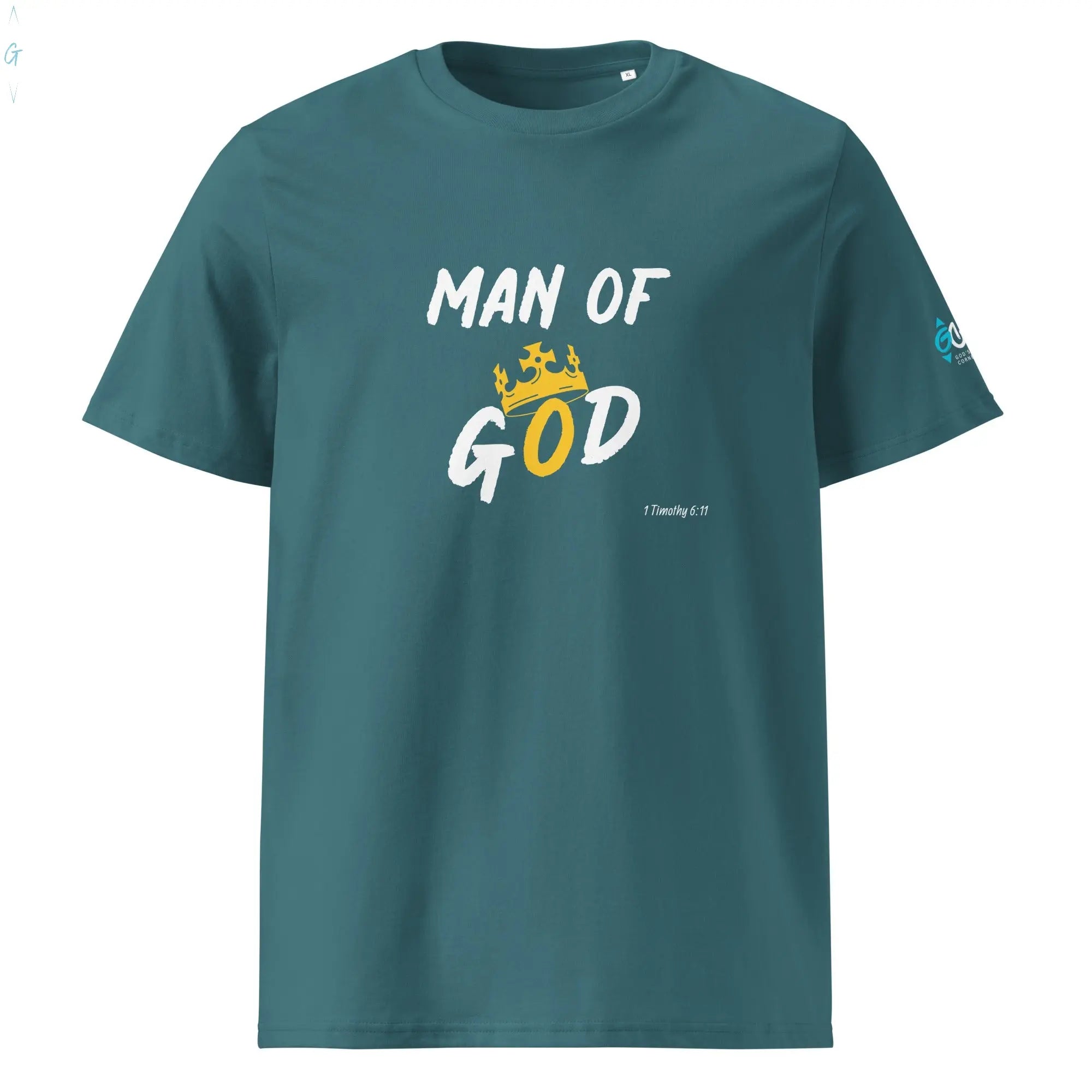 Man of God Organic Tee God's Corner Store