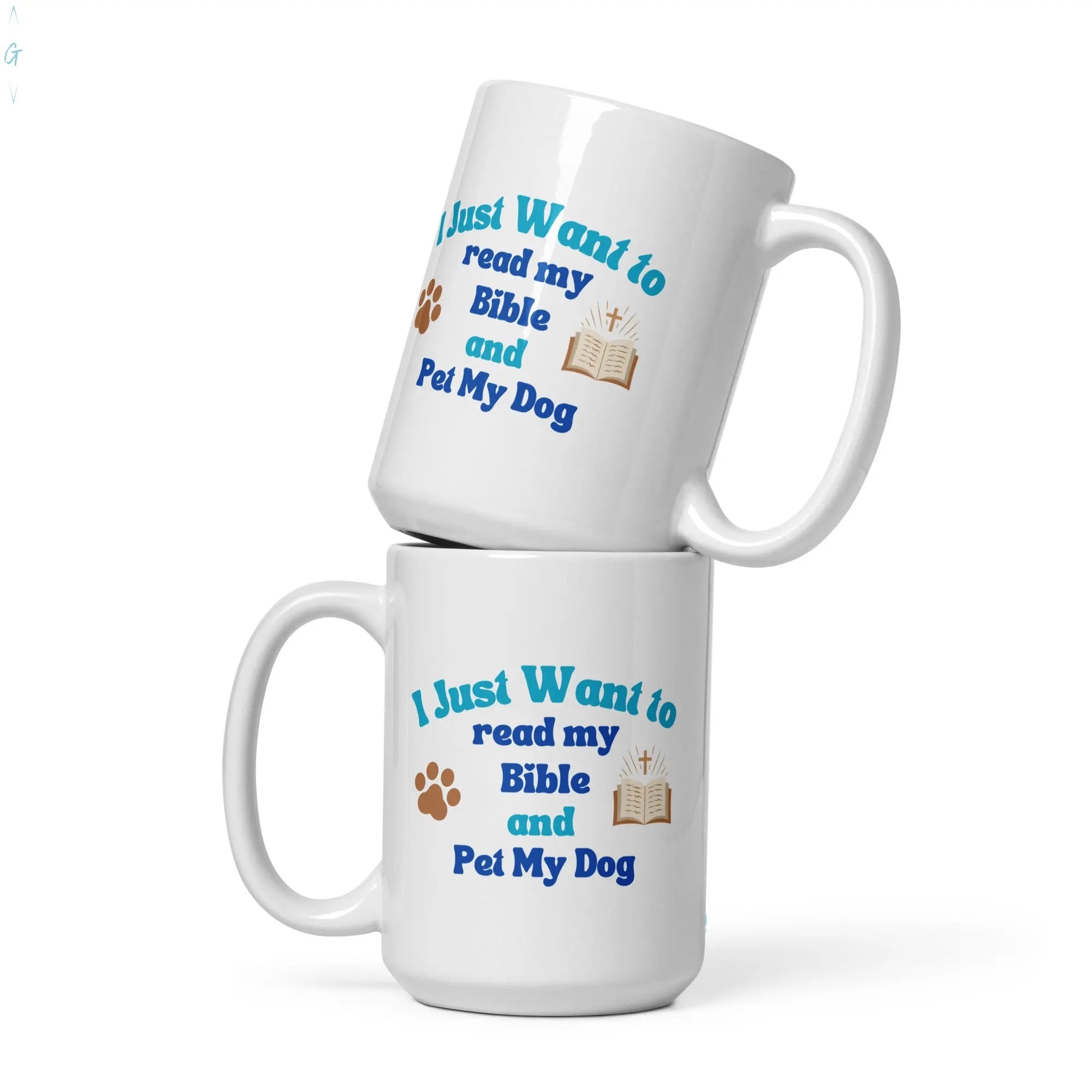 SERENITY TIME White glossy mug God's Corner Store