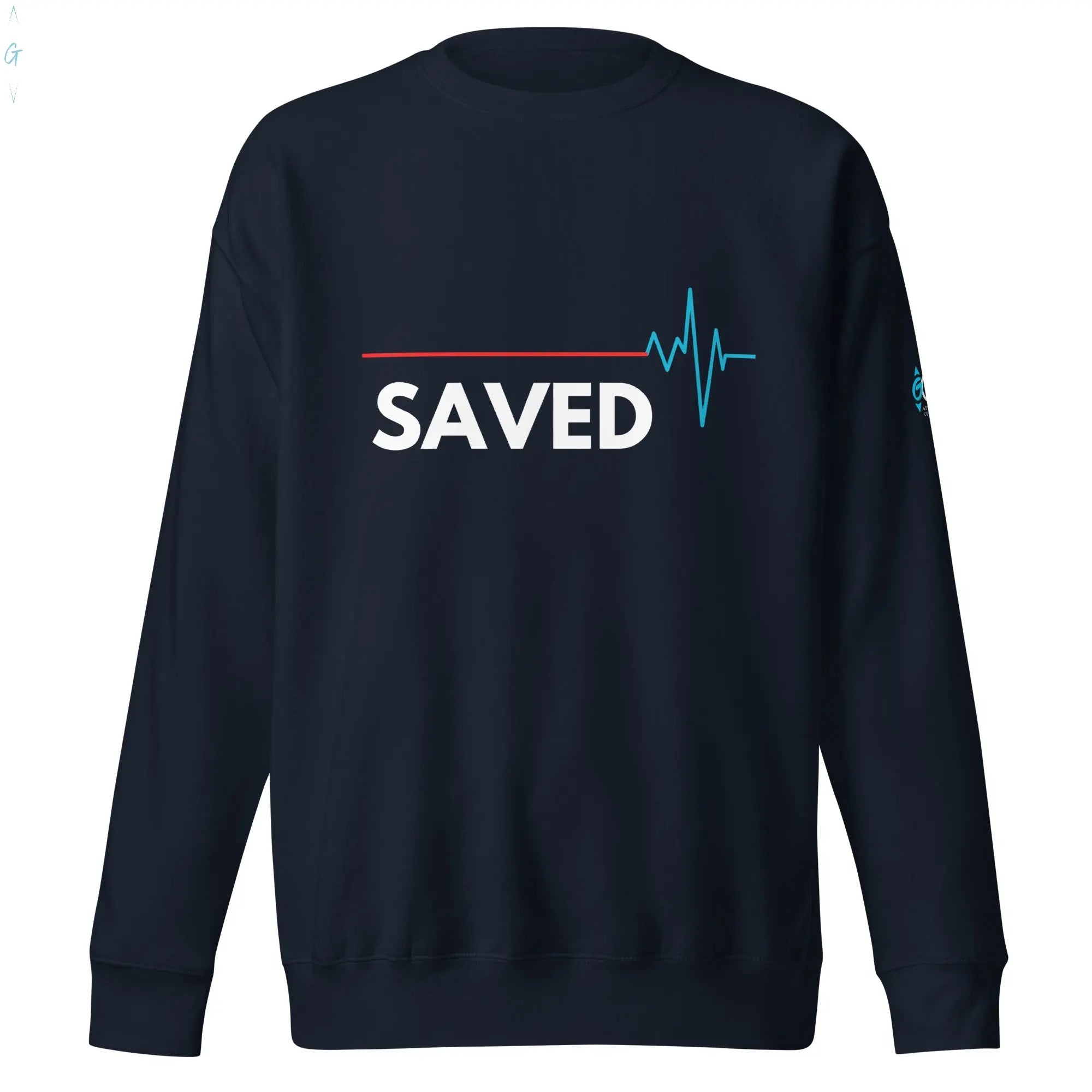 Saved Premium Sweatshirt God's Corner Store