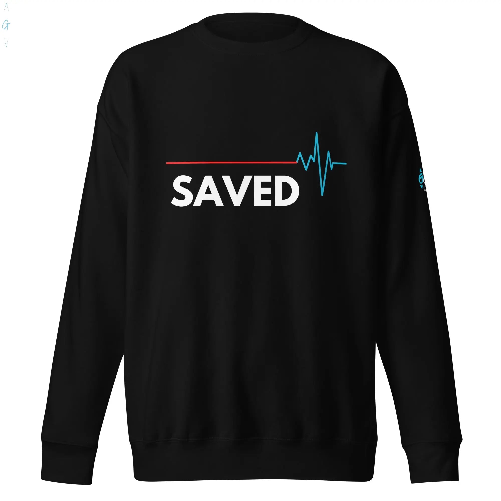 Saved Premium Sweatshirt God's Corner Store