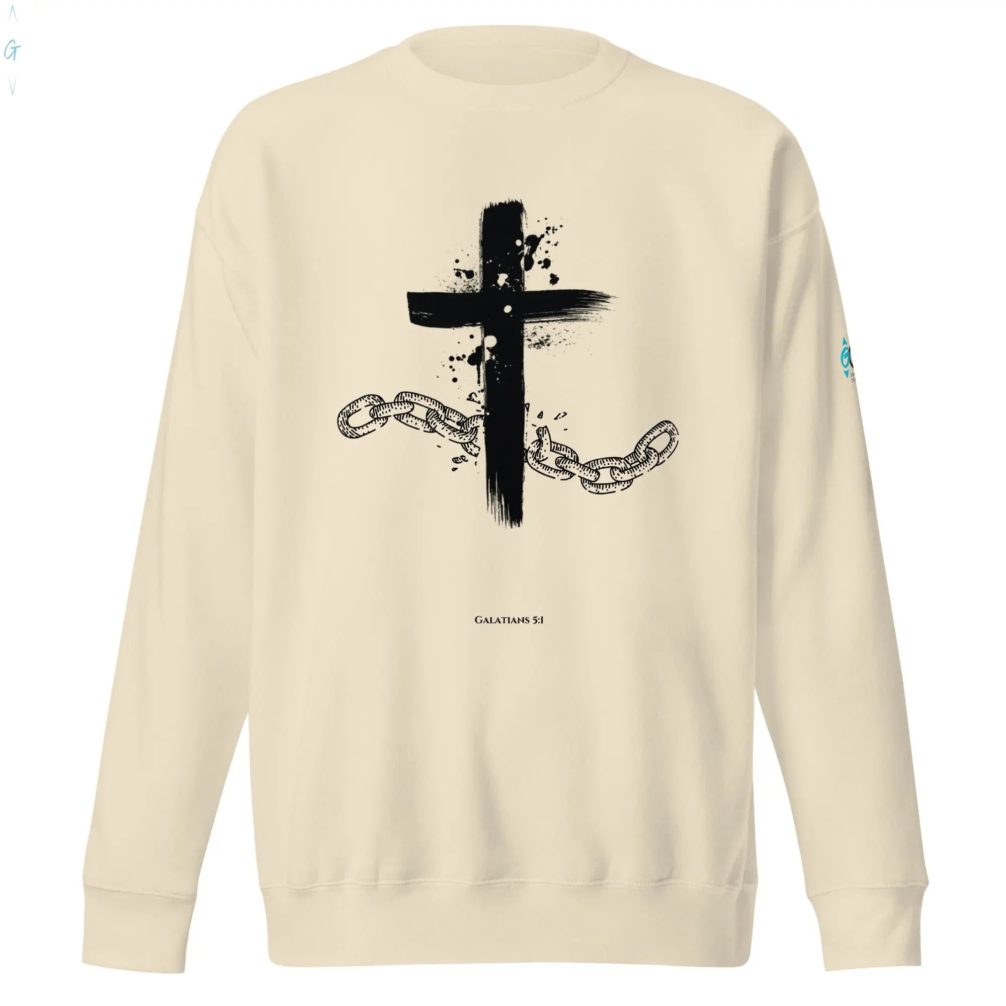 Set Free Premium Sweatshirt God's Corner Store