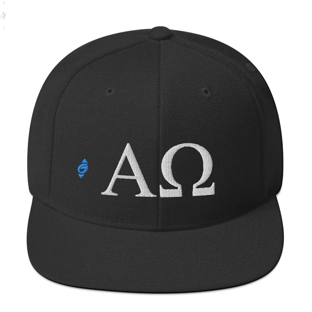 THE ALPHA & OMEGA Snapback Hat God's Corner Store