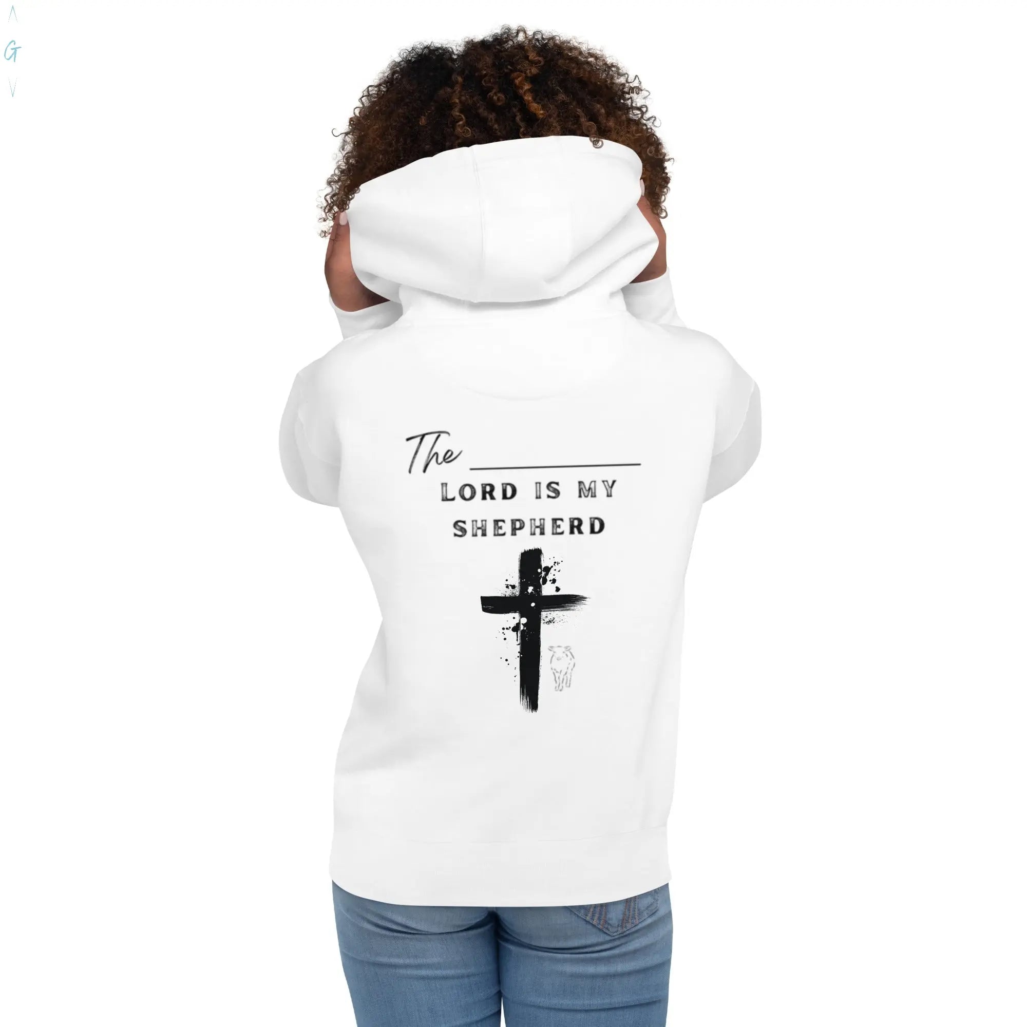 THE LORD IS MY SHEPHERD Premium Hoodie God's Corner Store