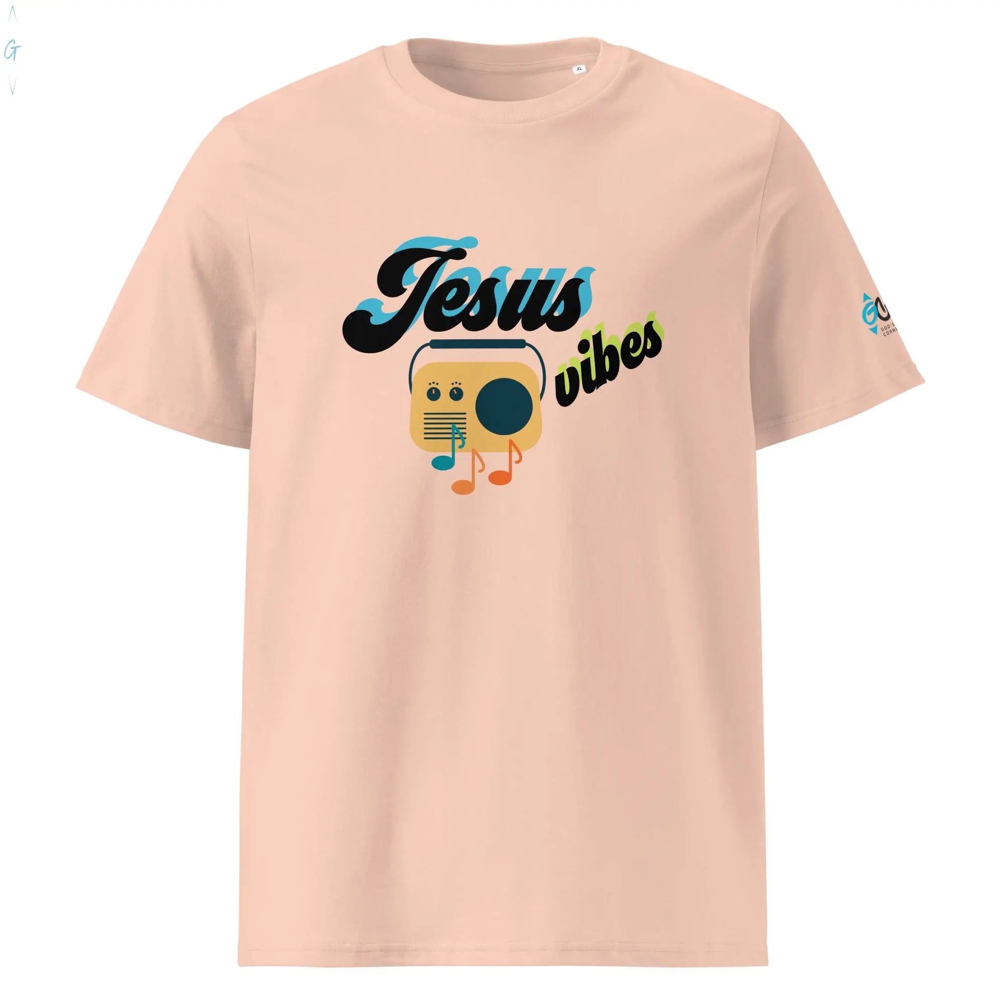 Unisex organic ribbed neck t-shirt God's Corner Store