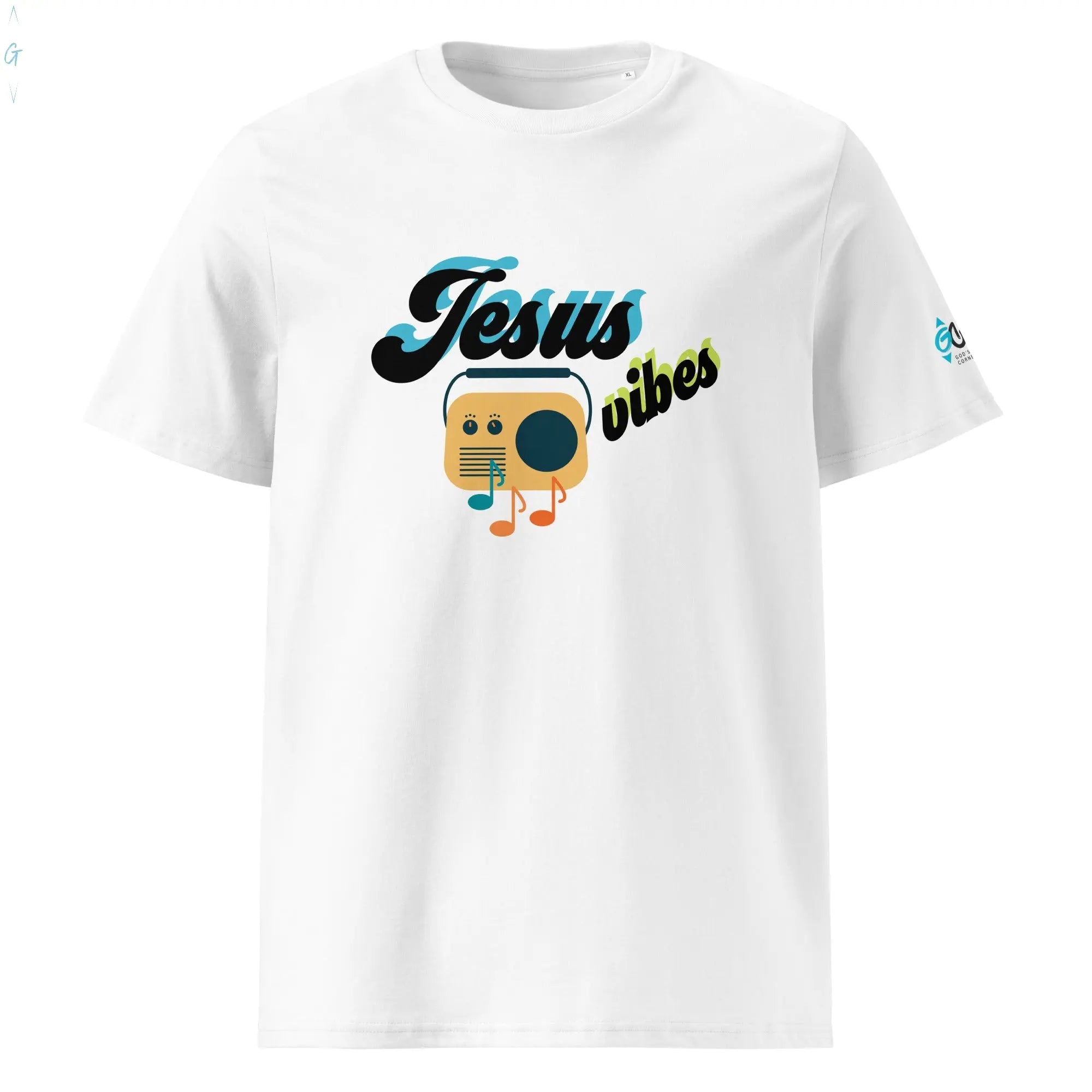 Unisex organic ribbed neck t-shirt God's Corner Store