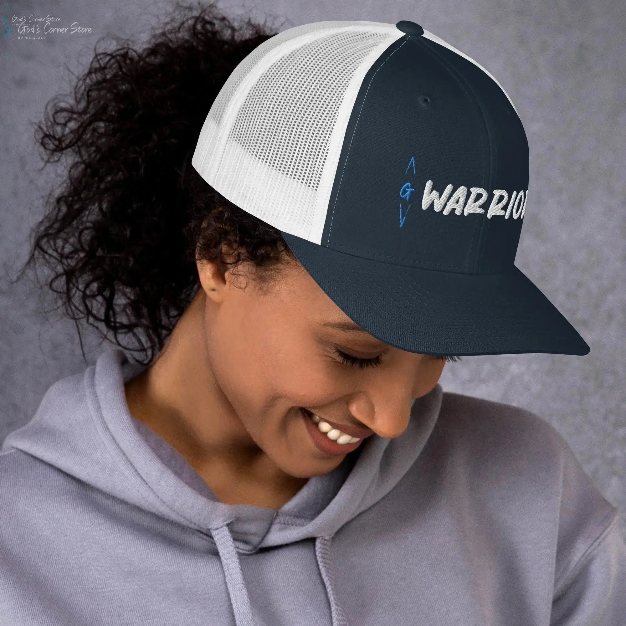 WARRIOR Retro Trucker Cap God's Corner Store