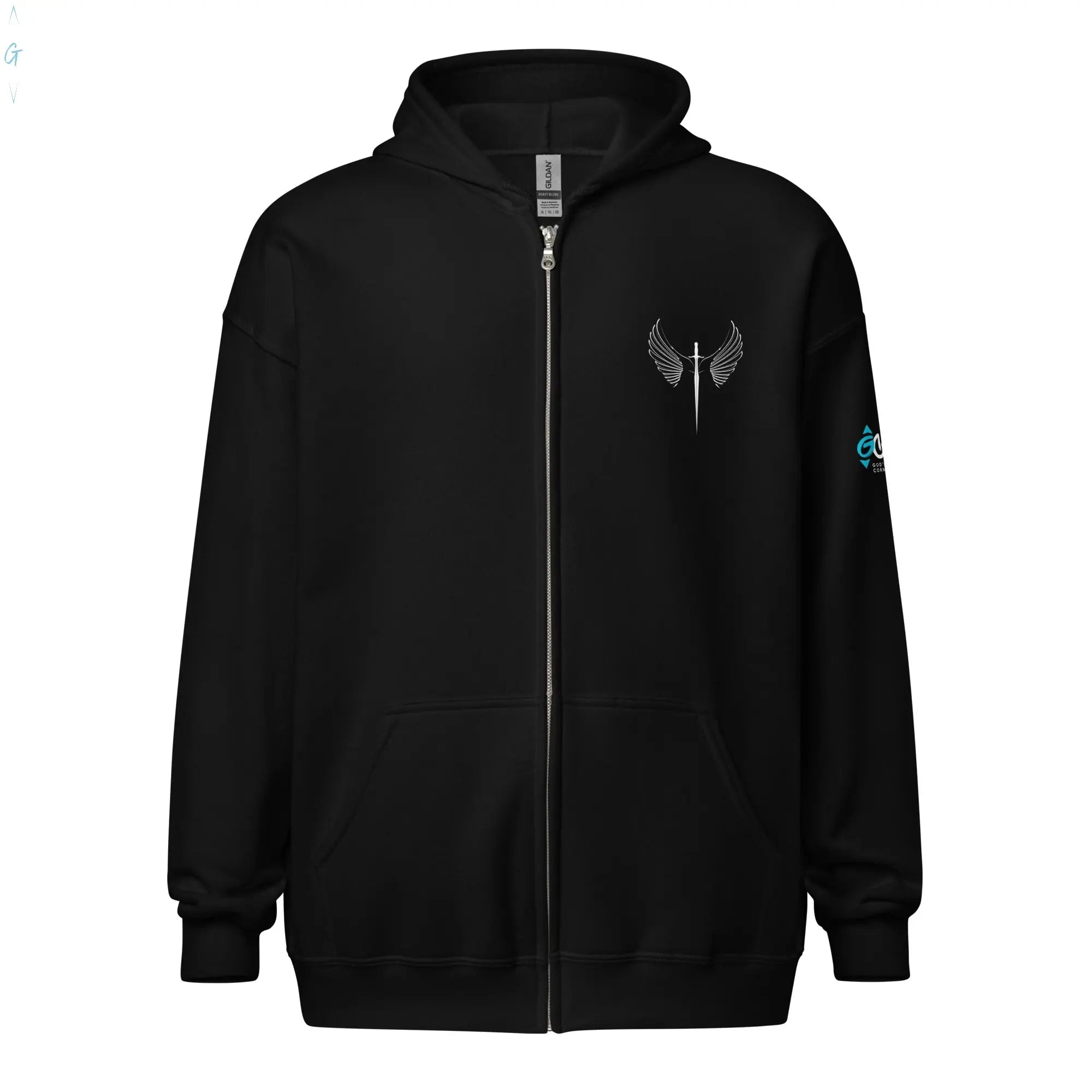 Warrior of God Heavy Blend Zip Hoodie God's Corner Store