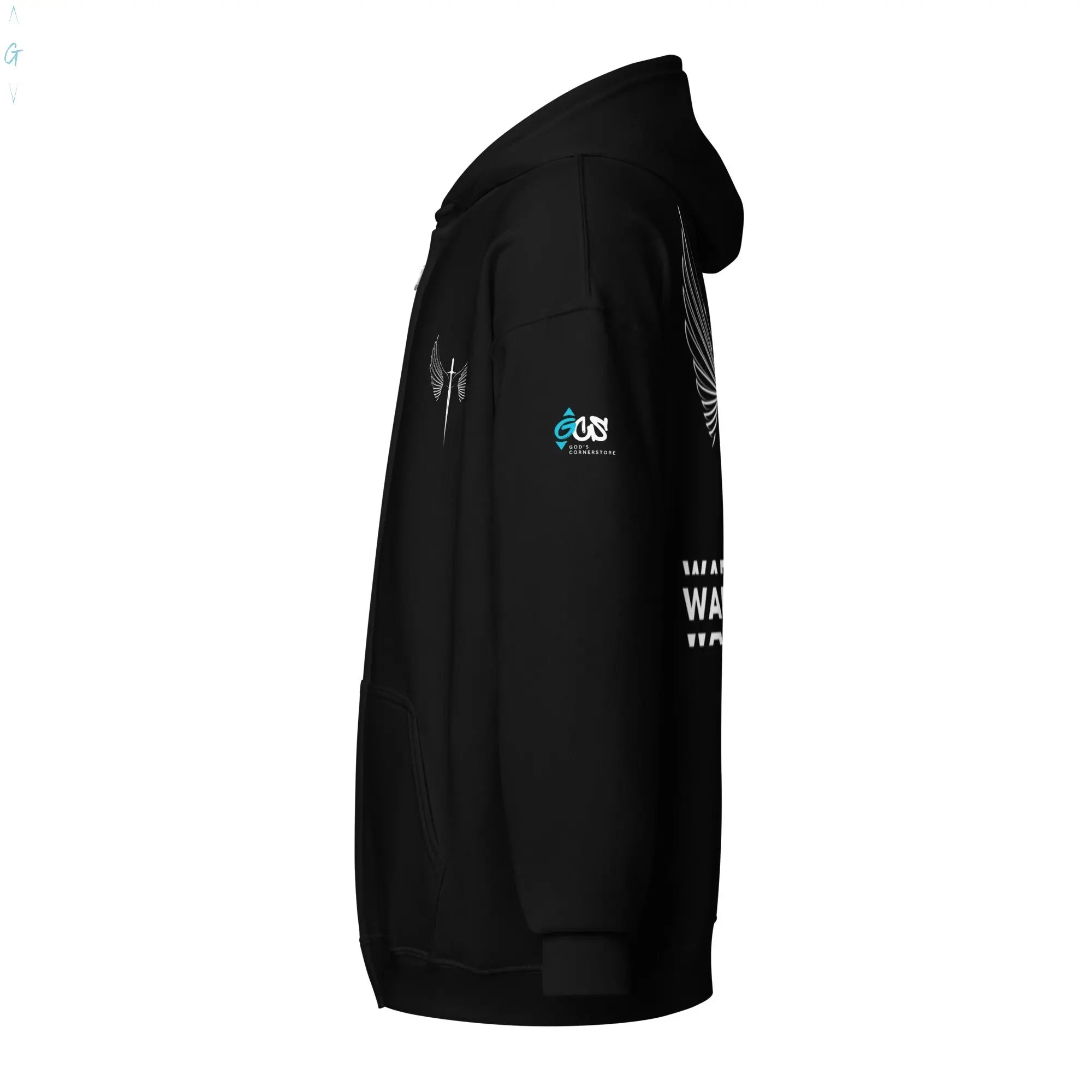 Warrior of God Heavy Blend Zip Hoodie God's Corner Store
