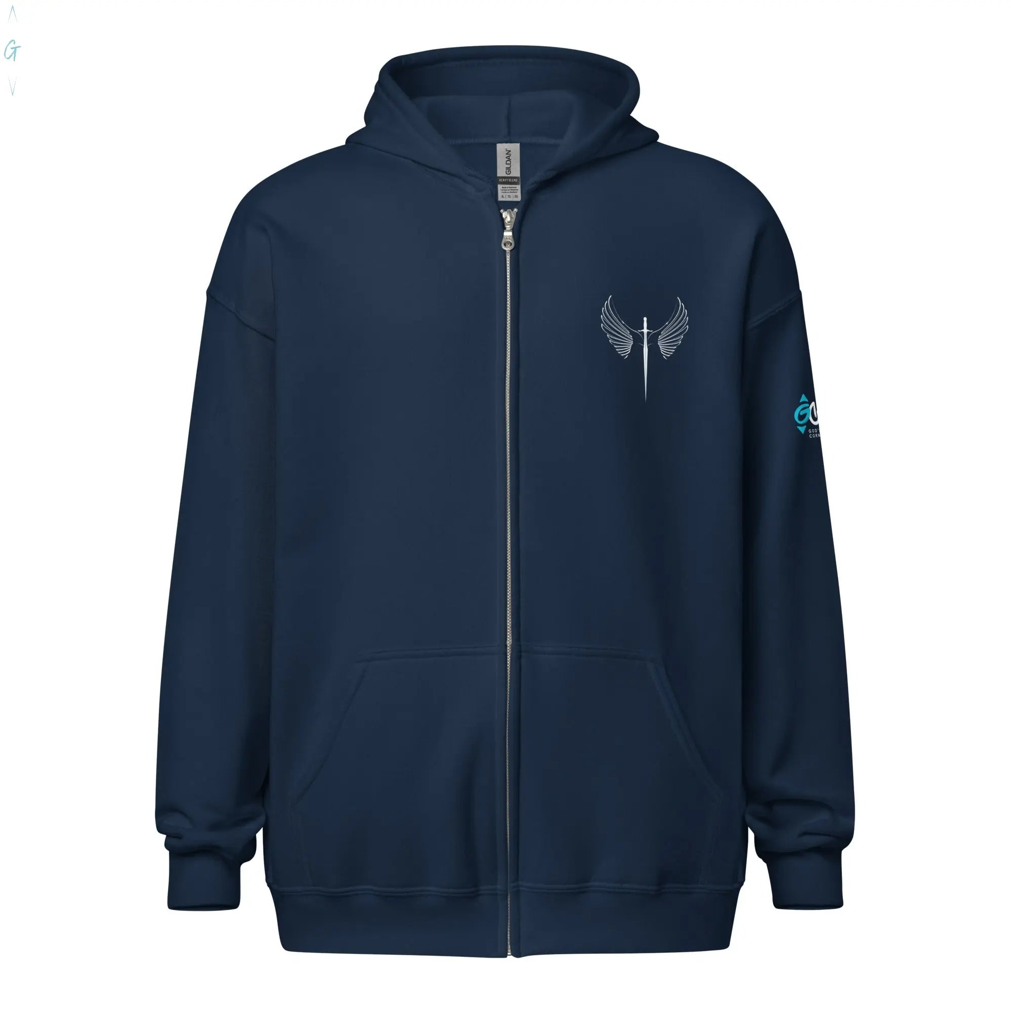Warrior of God Heavy Blend Zip Hoodie God's Corner Store