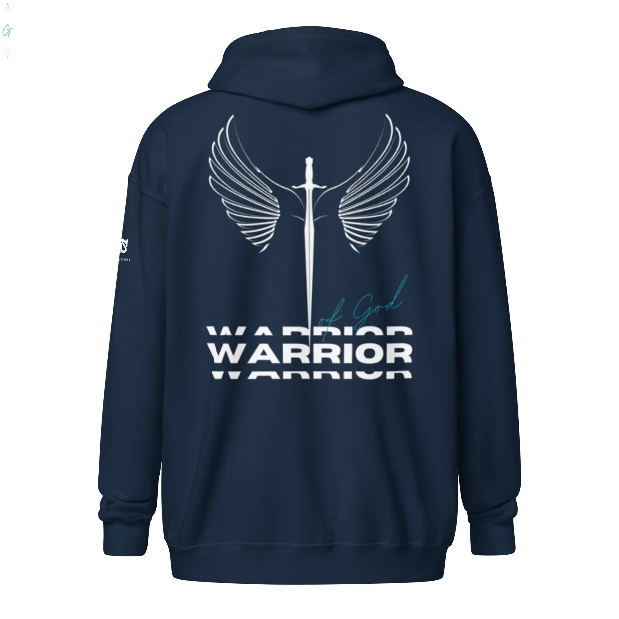 Warrior of God Heavy Blend Zip Hoodie God's Corner Store