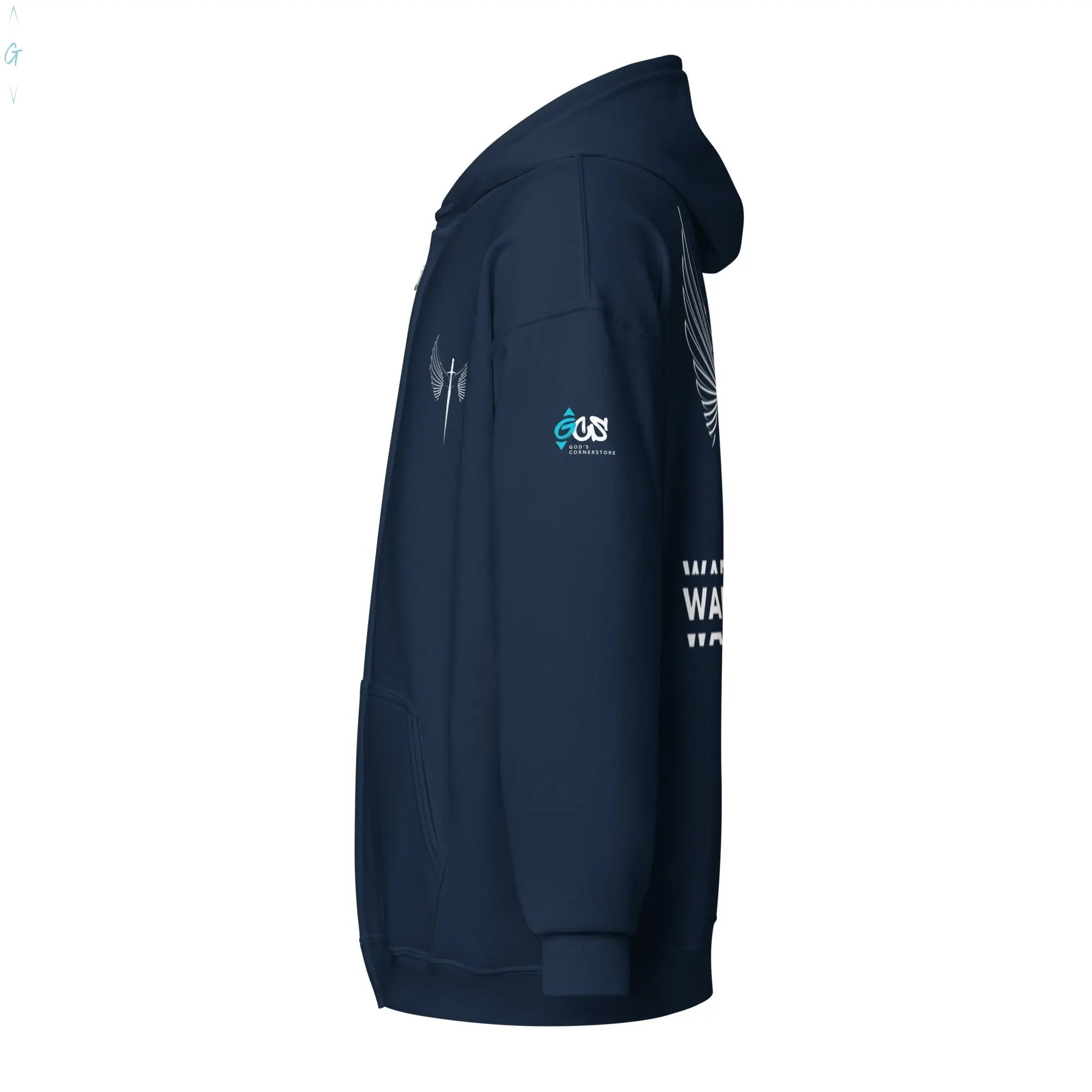Warrior of God Heavy Blend Zip Hoodie God's Corner Store