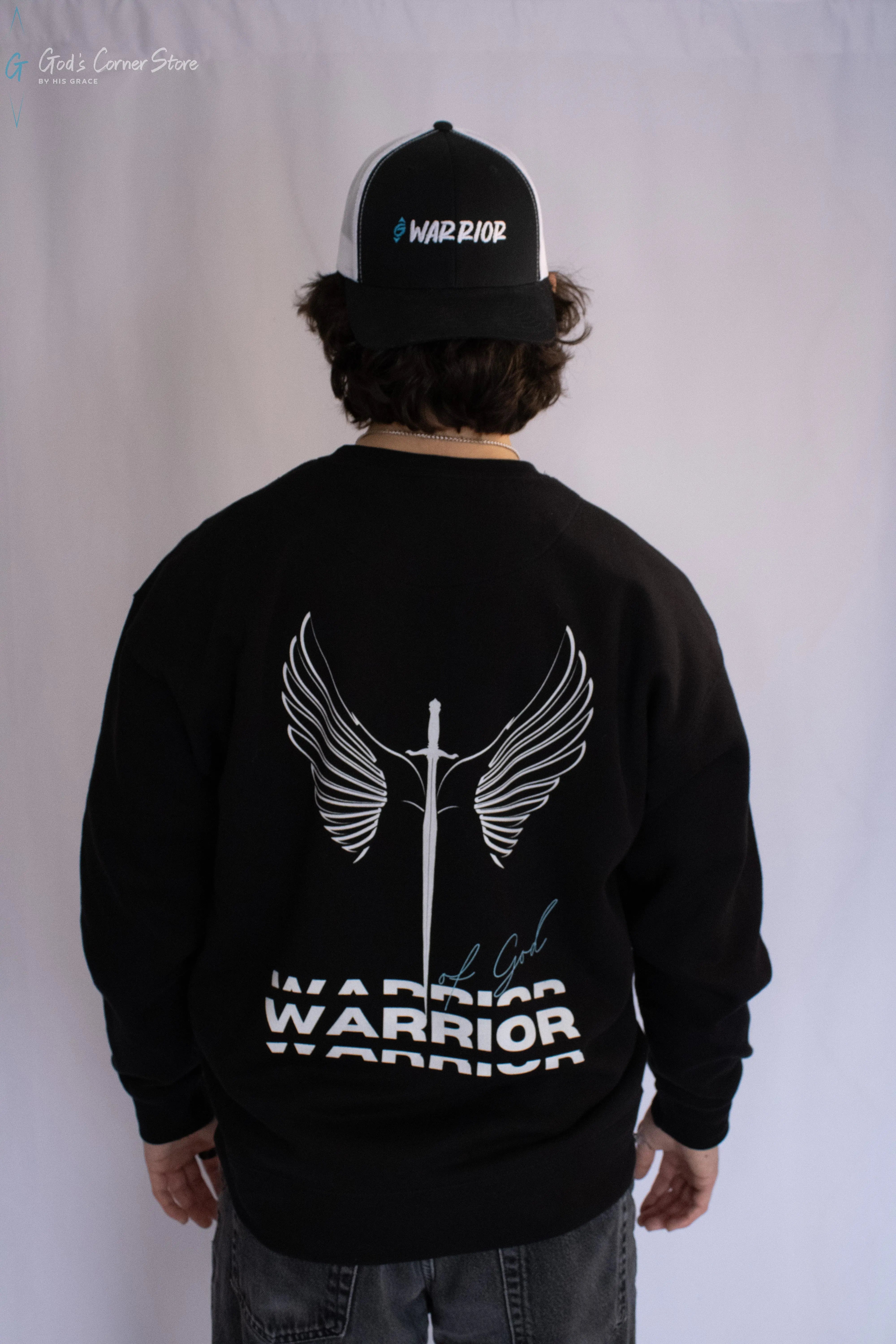 Warrior of God Premium Sweatshirt God's Corner Store