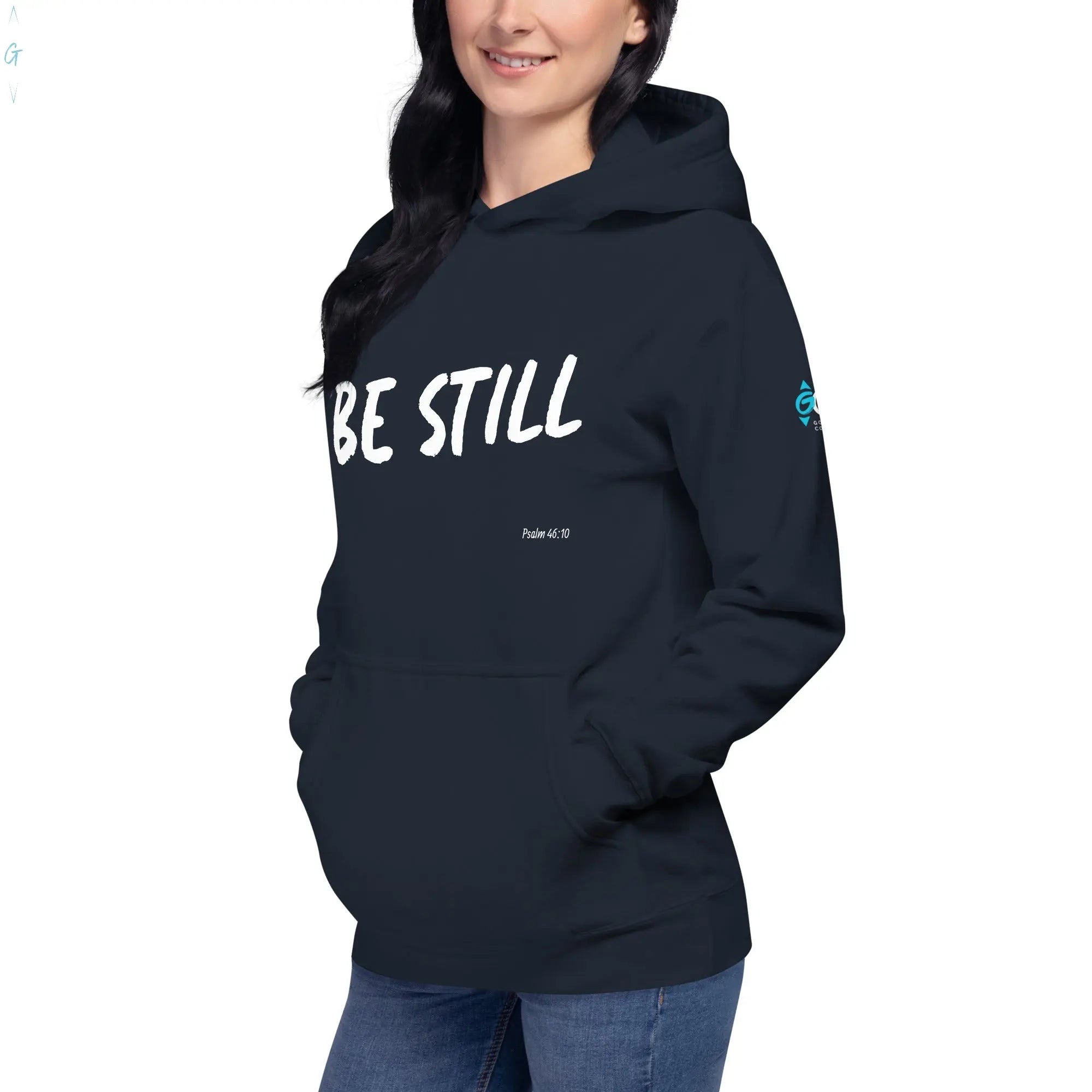 BE STILL Premium Hoodie God's Corner Store