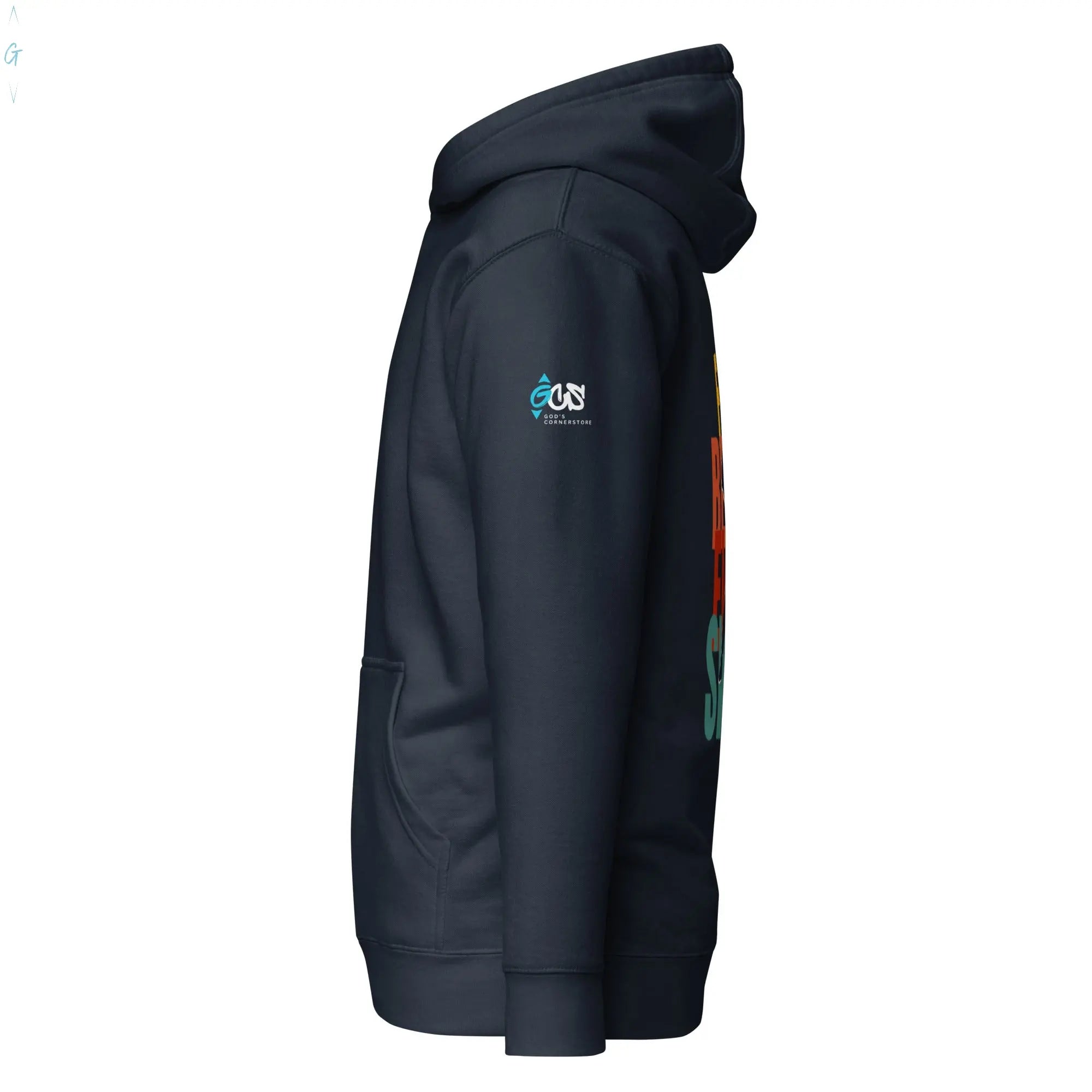 Behind Every Swing Premium Hoodie God's Corner Store