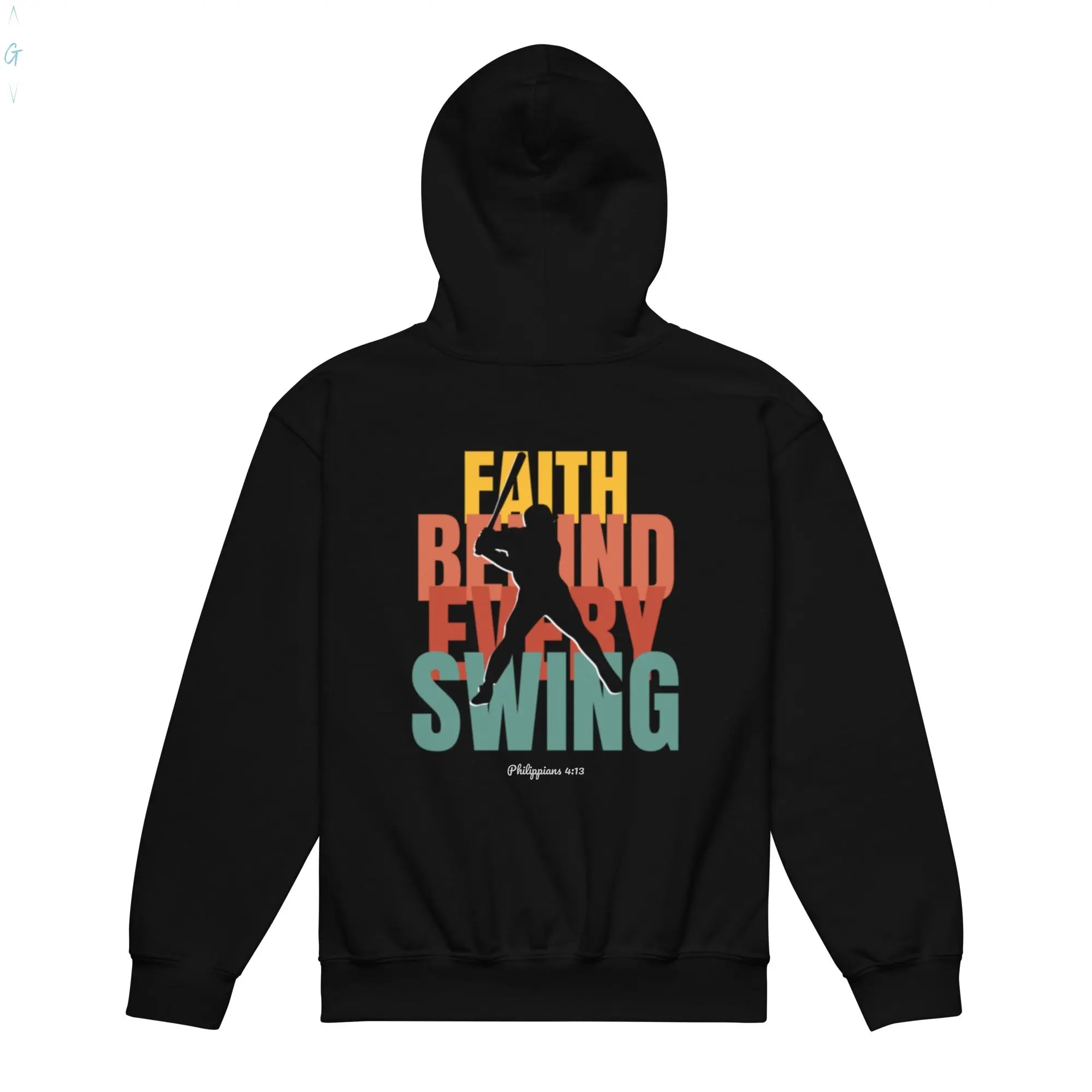 Behind Every Swing Youth heavy blend hoodie God's Corner Store