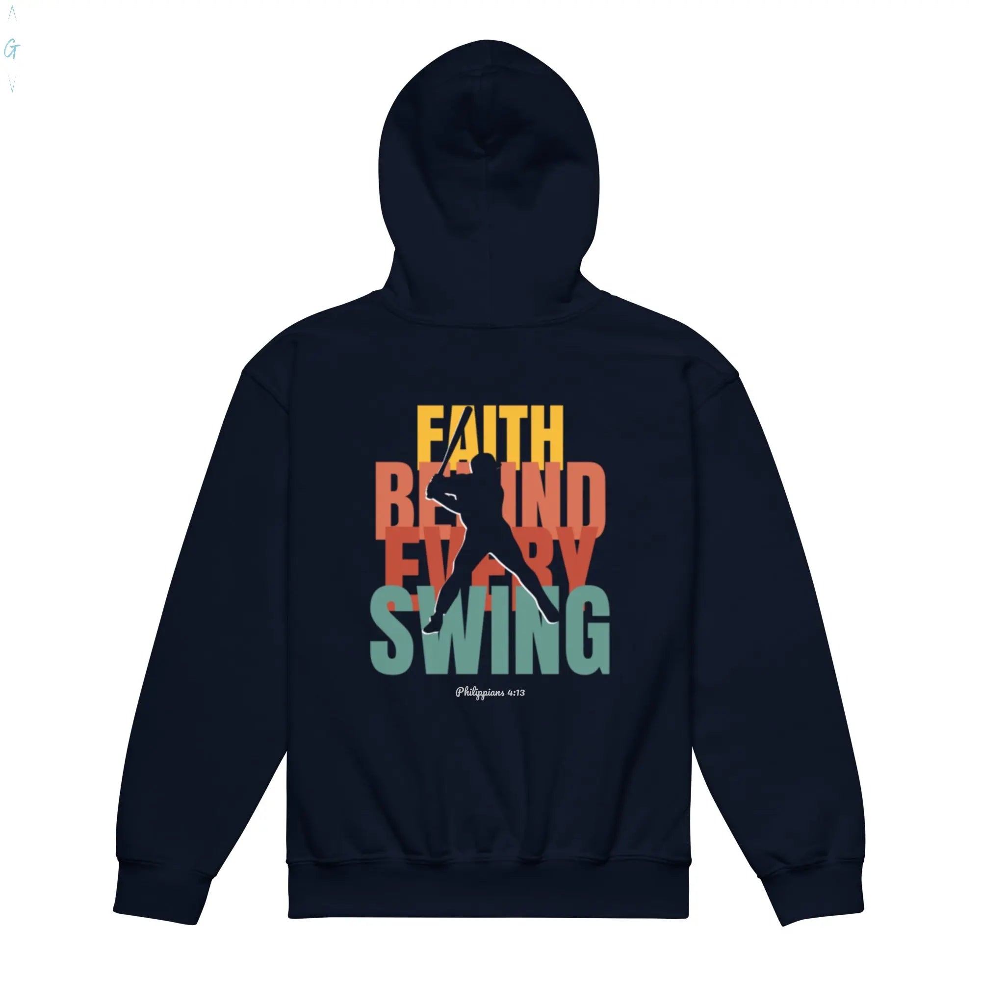 Behind Every Swing Youth heavy blend hoodie God's Corner Store