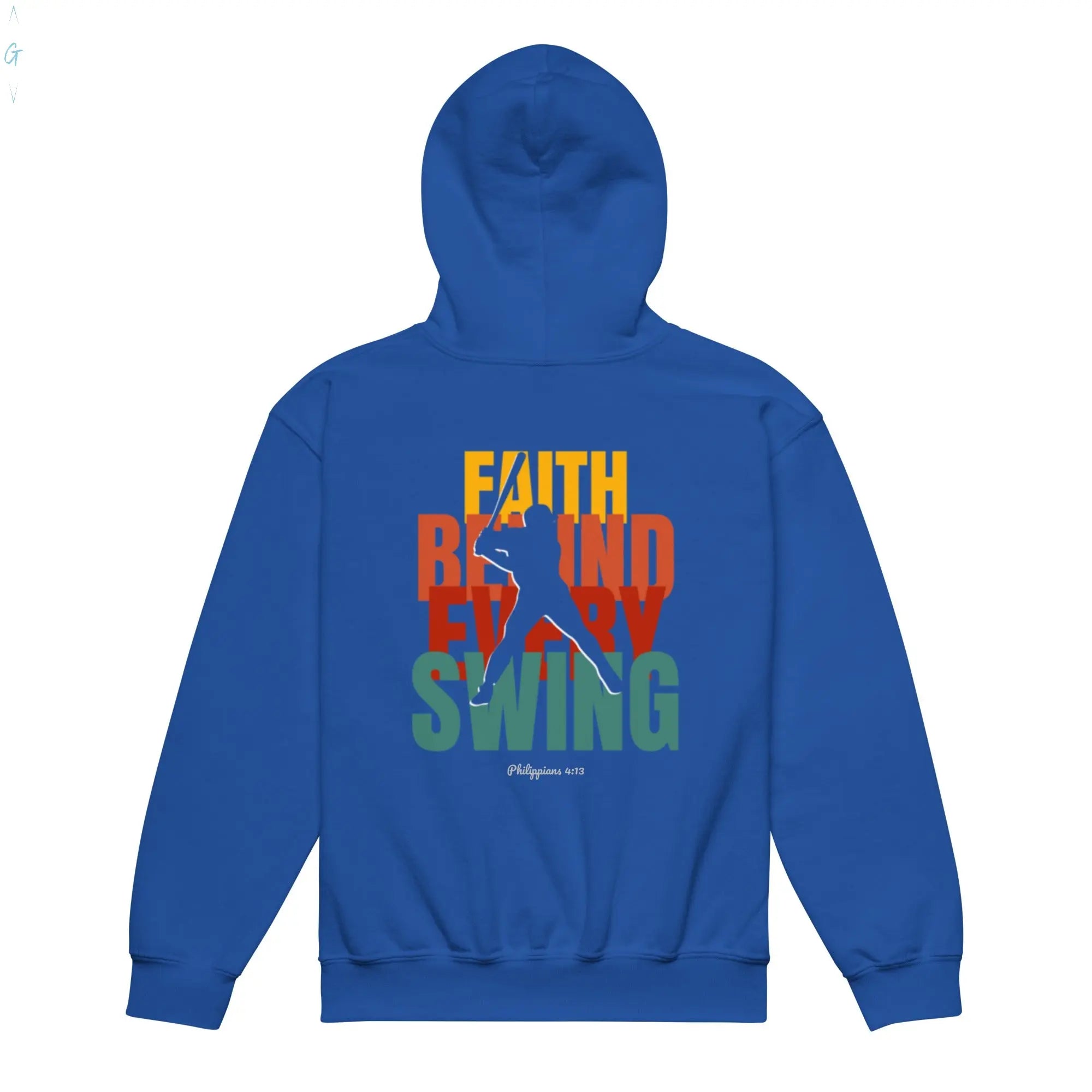Behind Every Swing Youth heavy blend hoodie God's Corner Store