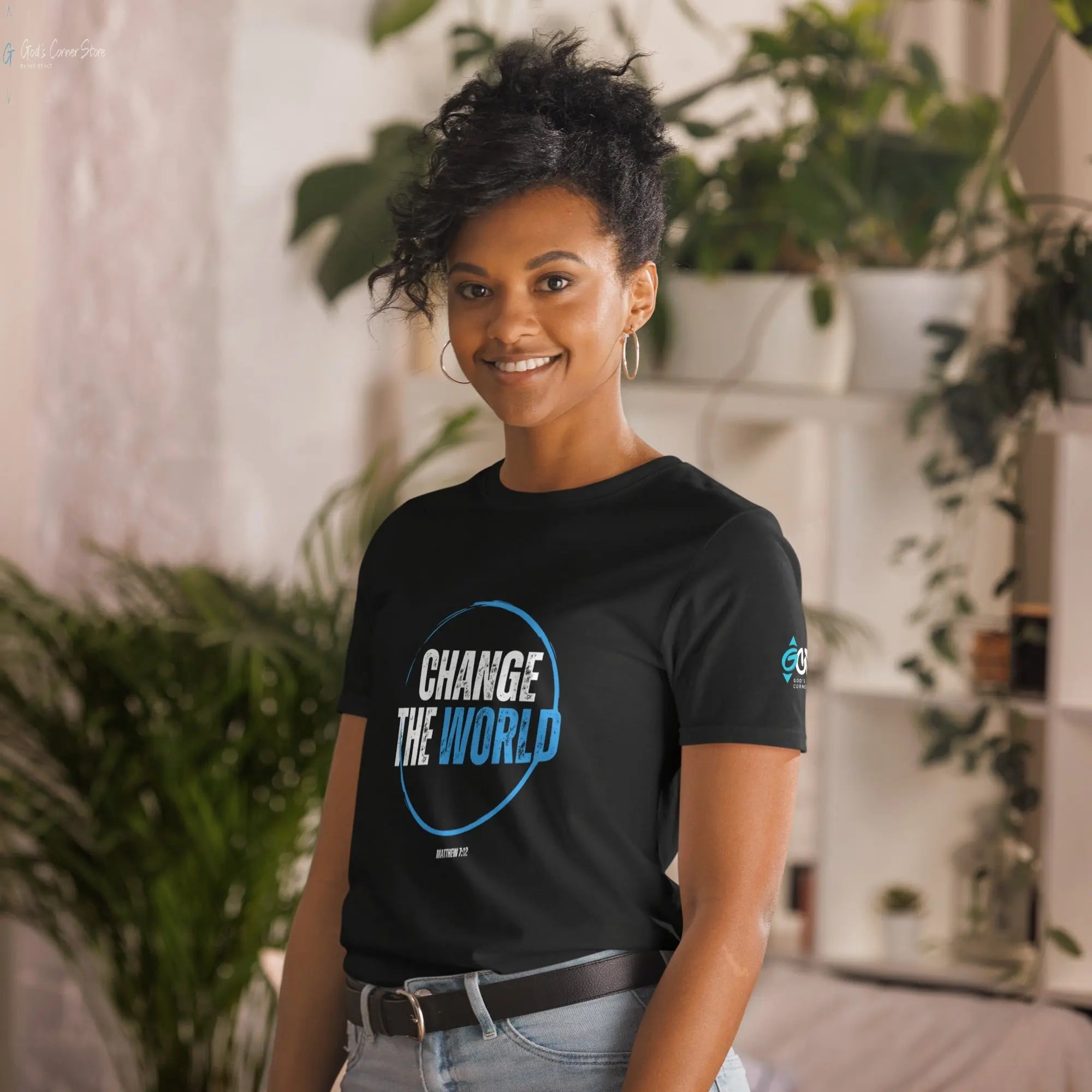 CHANGE THE WORLD Soft-style Unisex T-Shirt God's Corner Store