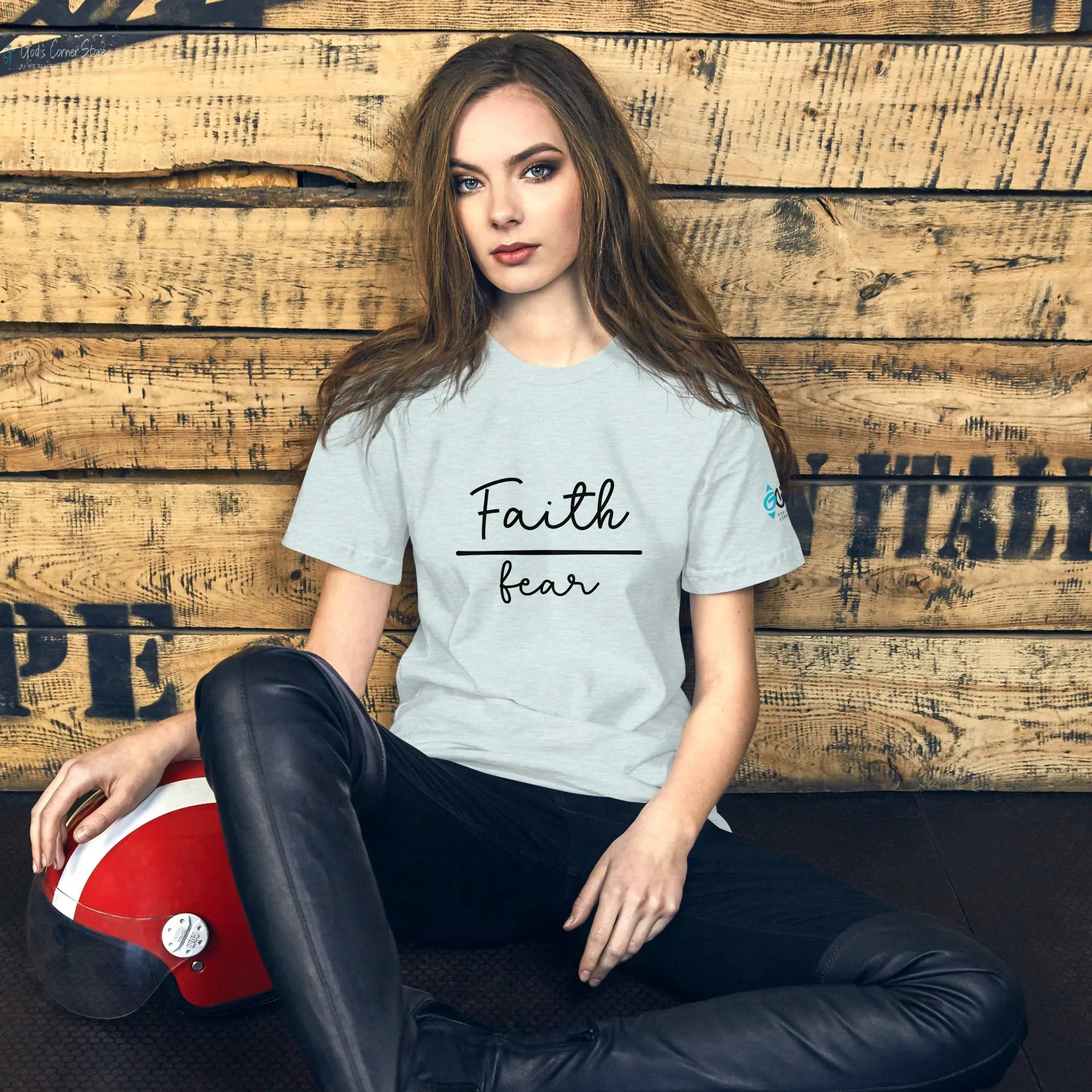 FAITH OVER FEAR Unisex Tee God's Corner Store