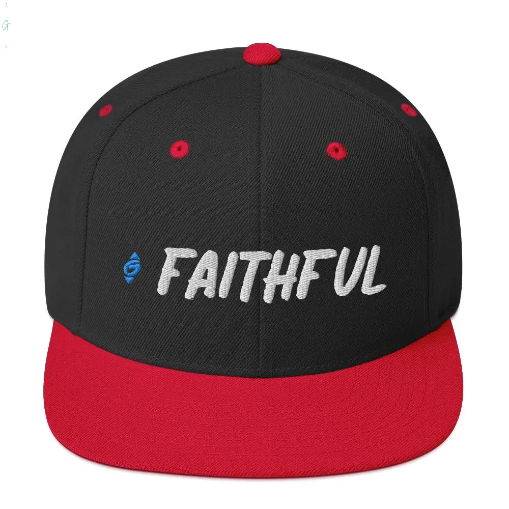 FAITHFUL Flat Snapback Cap God's Corner Store