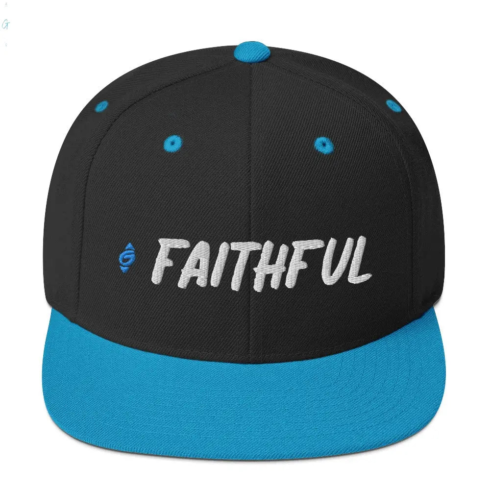 FAITHFUL Flat Snapback Cap God's Corner Store