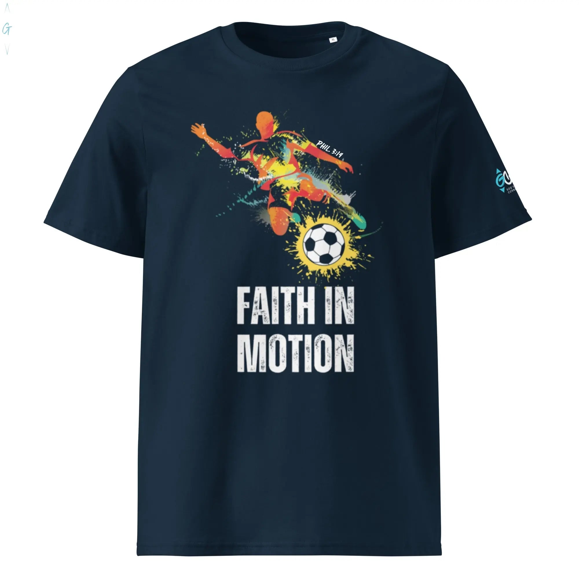 Faith in Motion Organic Tee God's Corner Store