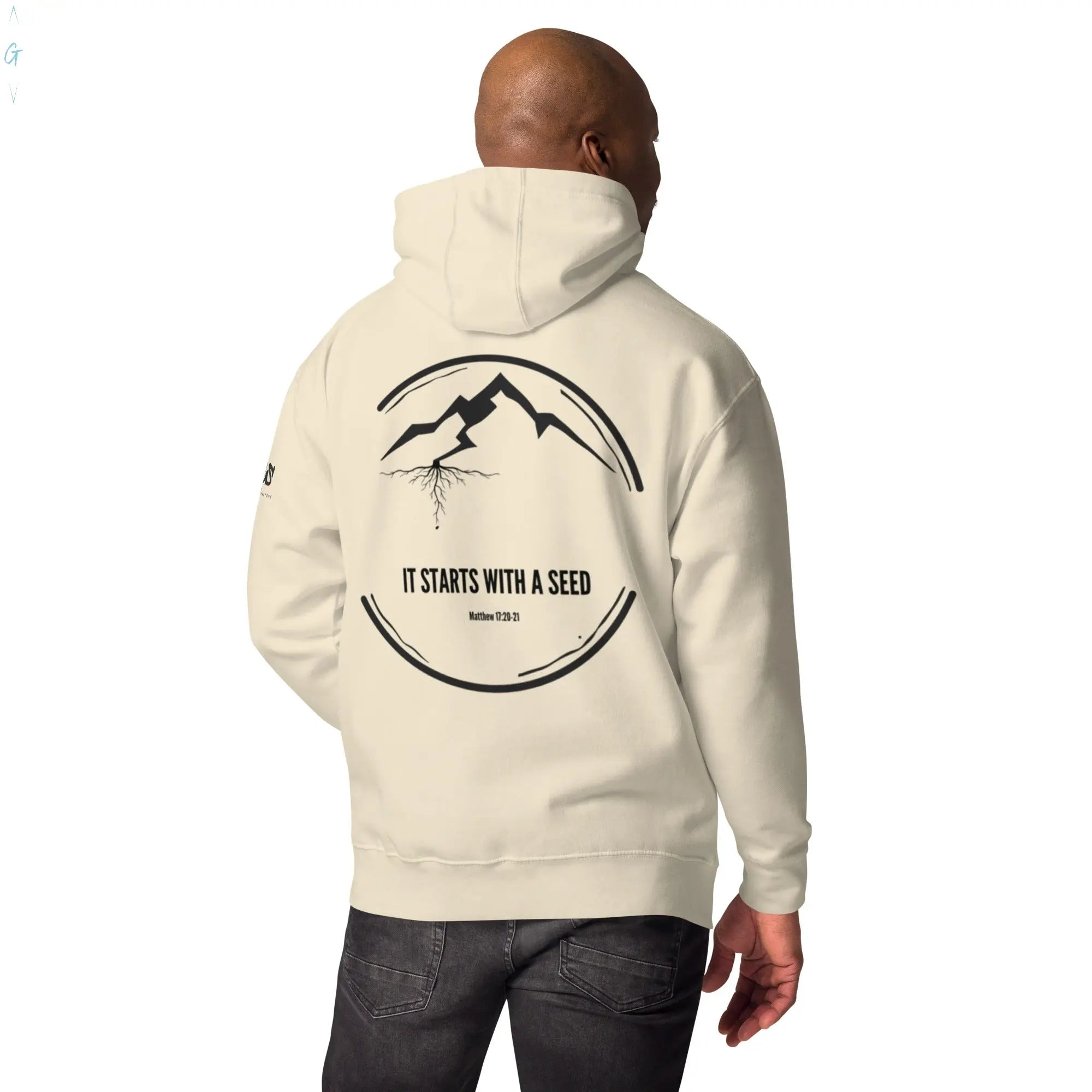 It starts with a seed Premium Hoodie God's Corner Store