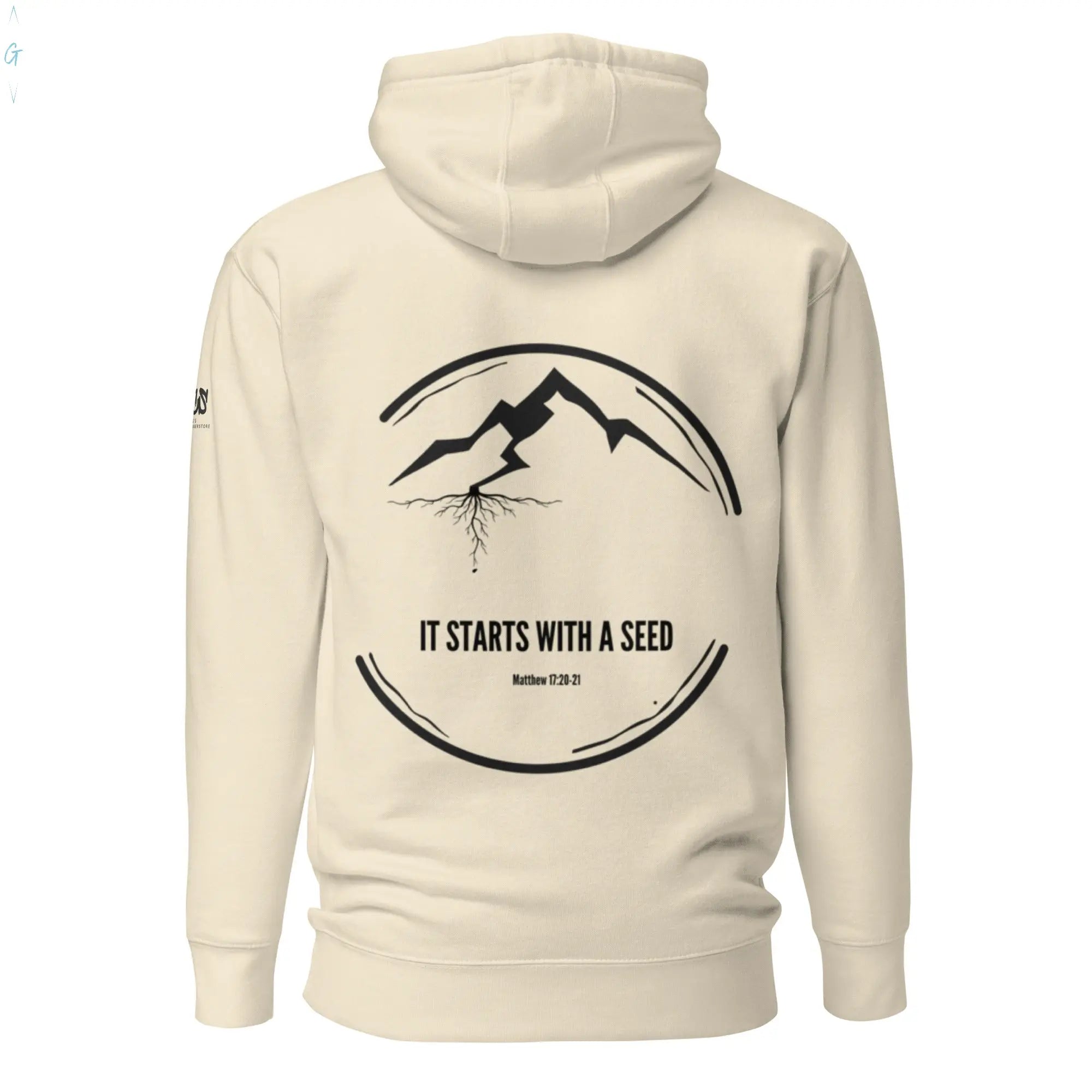 It starts with a seed Premium Hoodie God's Corner Store