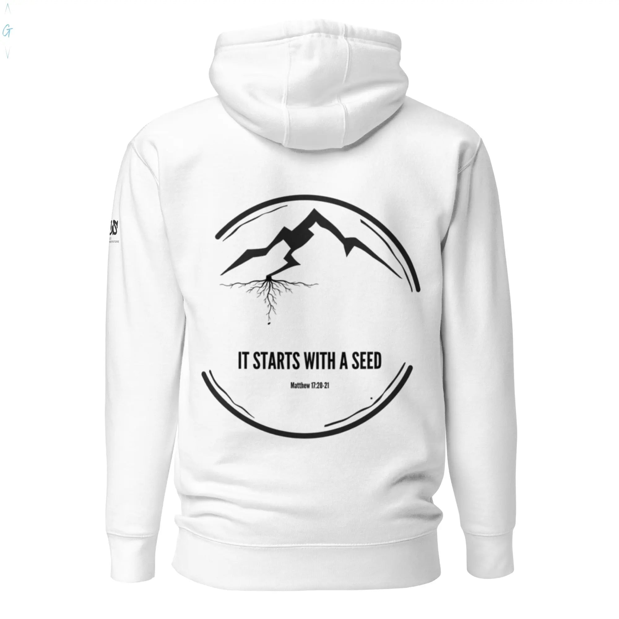 It starts with a seed Premium Hoodie God's Corner Store