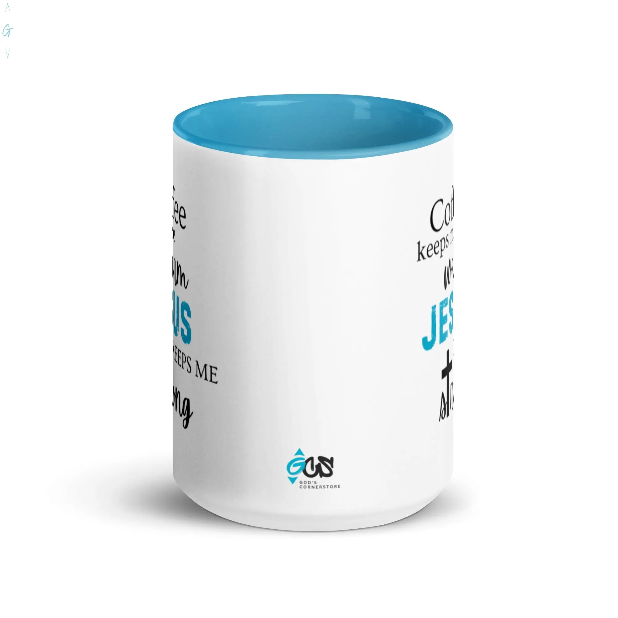 JESUS & COFFEE Mug with Color Inside God's Corner Store