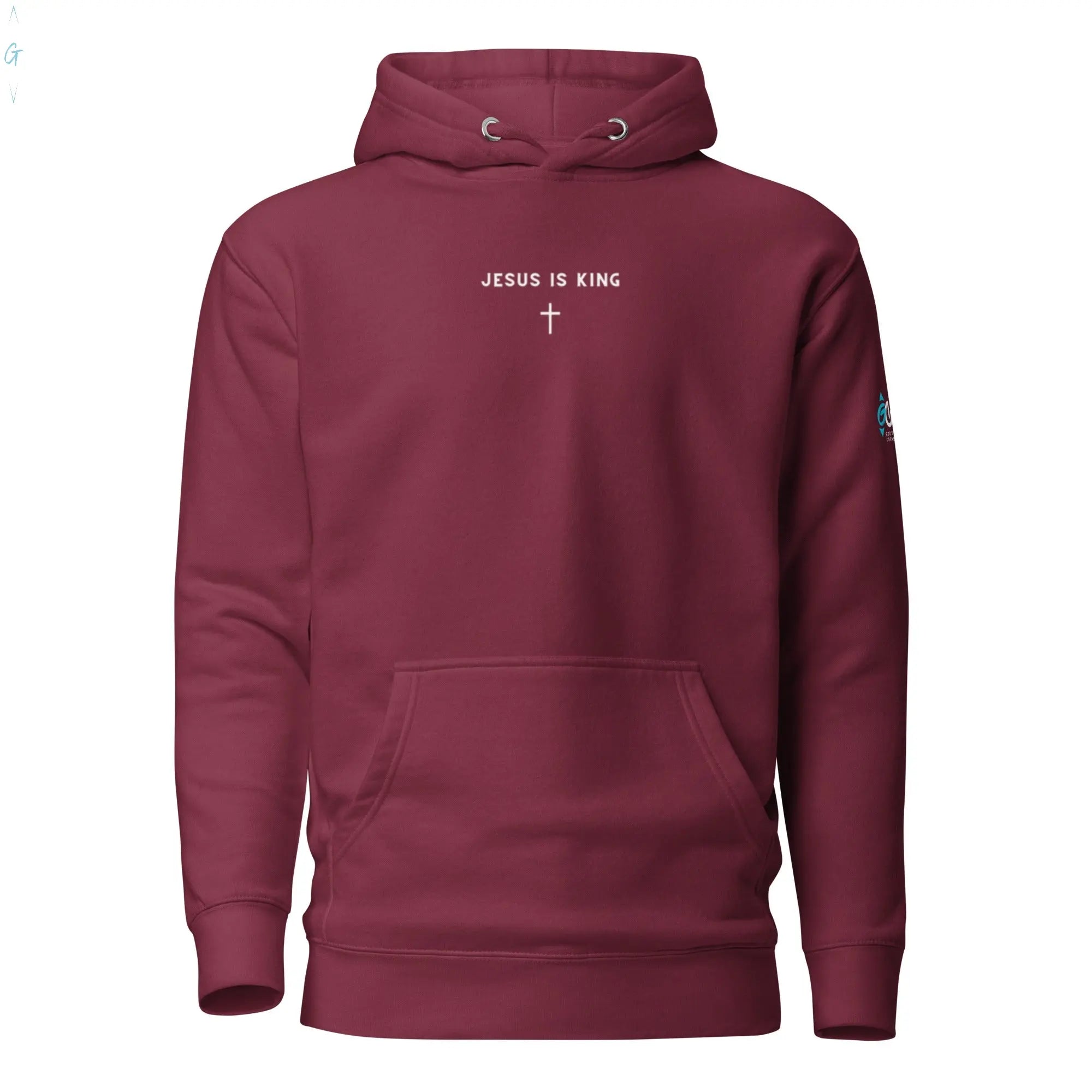 Jesus Is King Premium Hoodie God's Corner Store