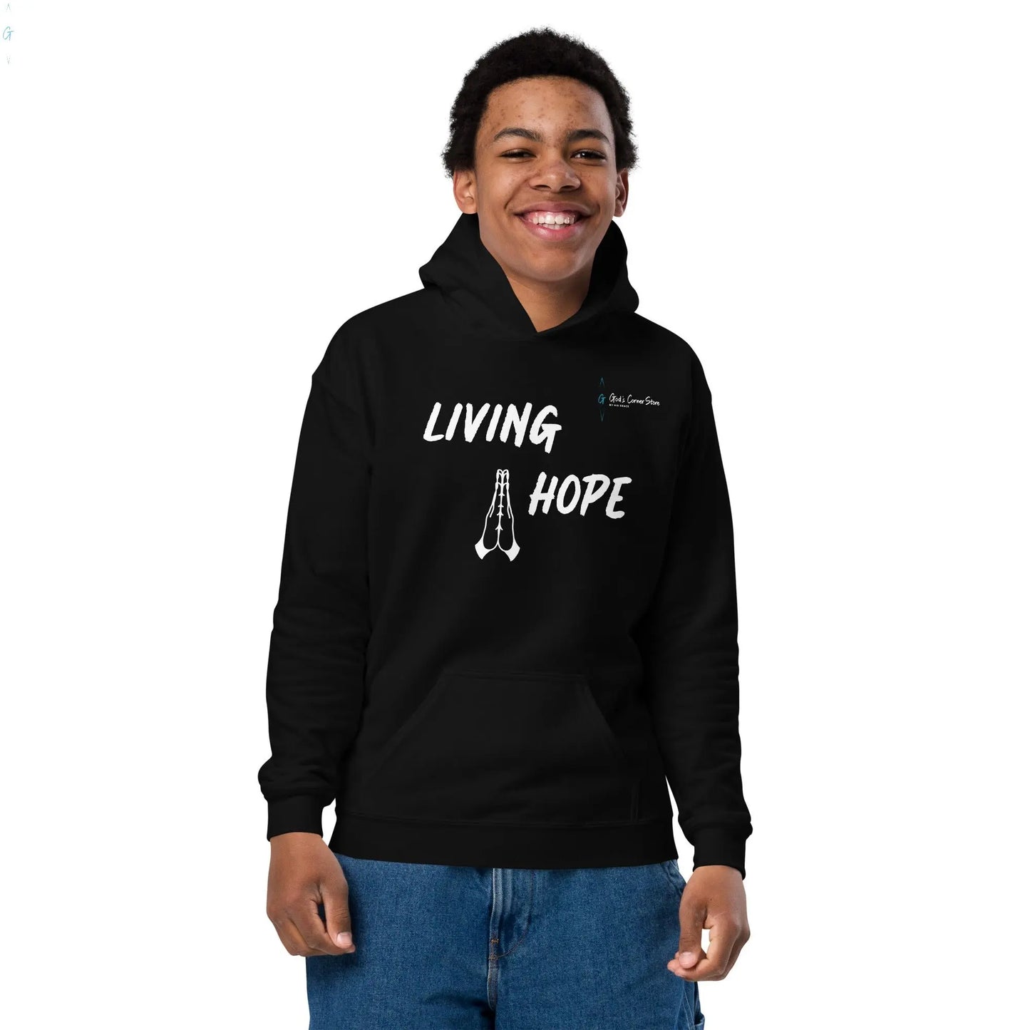 LIVING HOPE YOUTH HEAVY BLEND HOODIE God's Corner Store