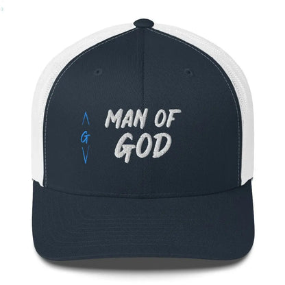 MAN OF GOD RETRO TRUCKER CAP God's Corner Store