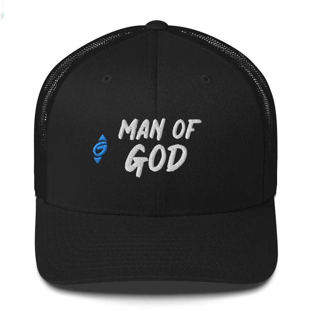 MAN OF GOD Trucker Cap God's Corner Store