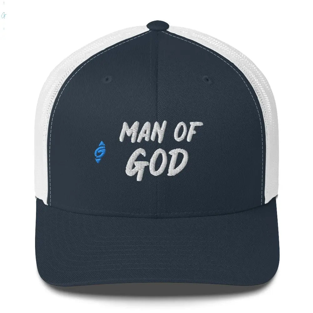 MAN OF GOD Trucker Cap God's Corner Store