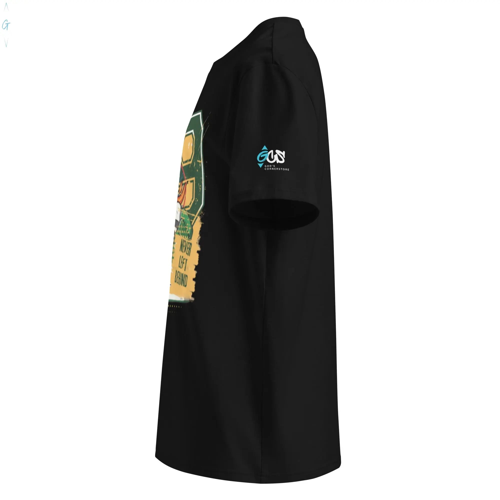 Never Left Behind Organic Tee God's Corner Store