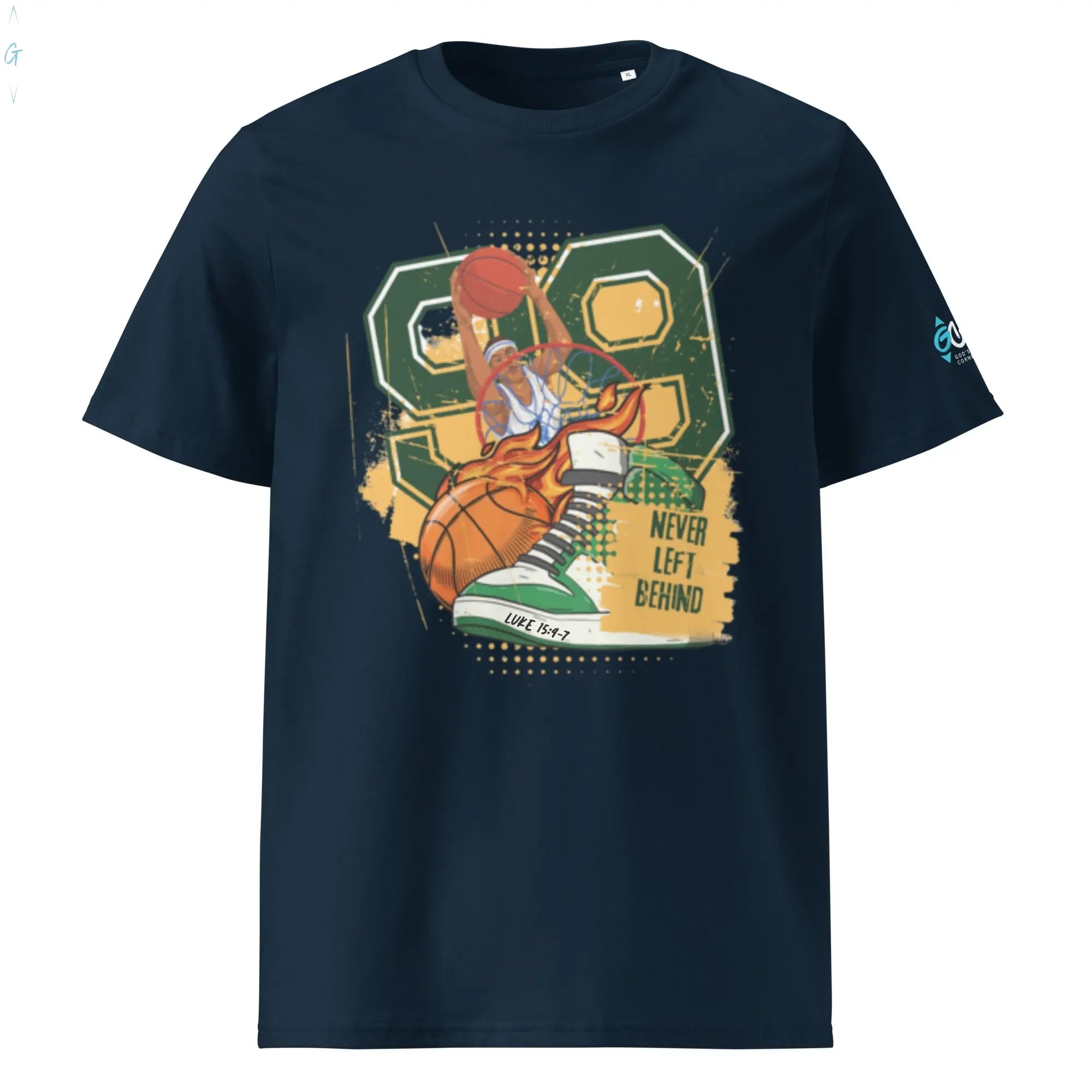 Never Left Behind Organic Tee God's Corner Store